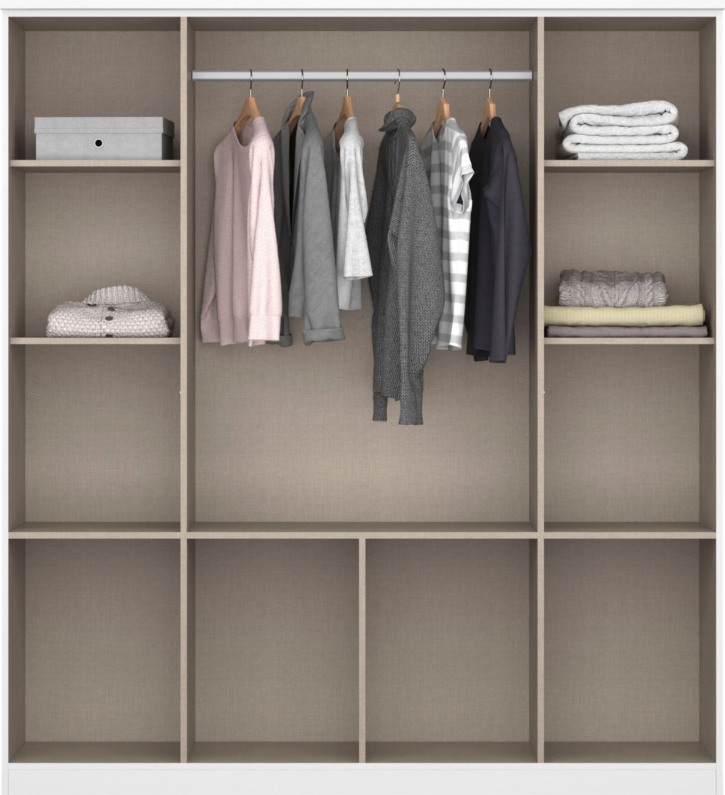 rauch Kleiderschrank »Kleiderschrank Schrank Garderobe deckenhoher Schrank BREMEN«, in vielen Farben und Ausführungen MADE IN GERMANY