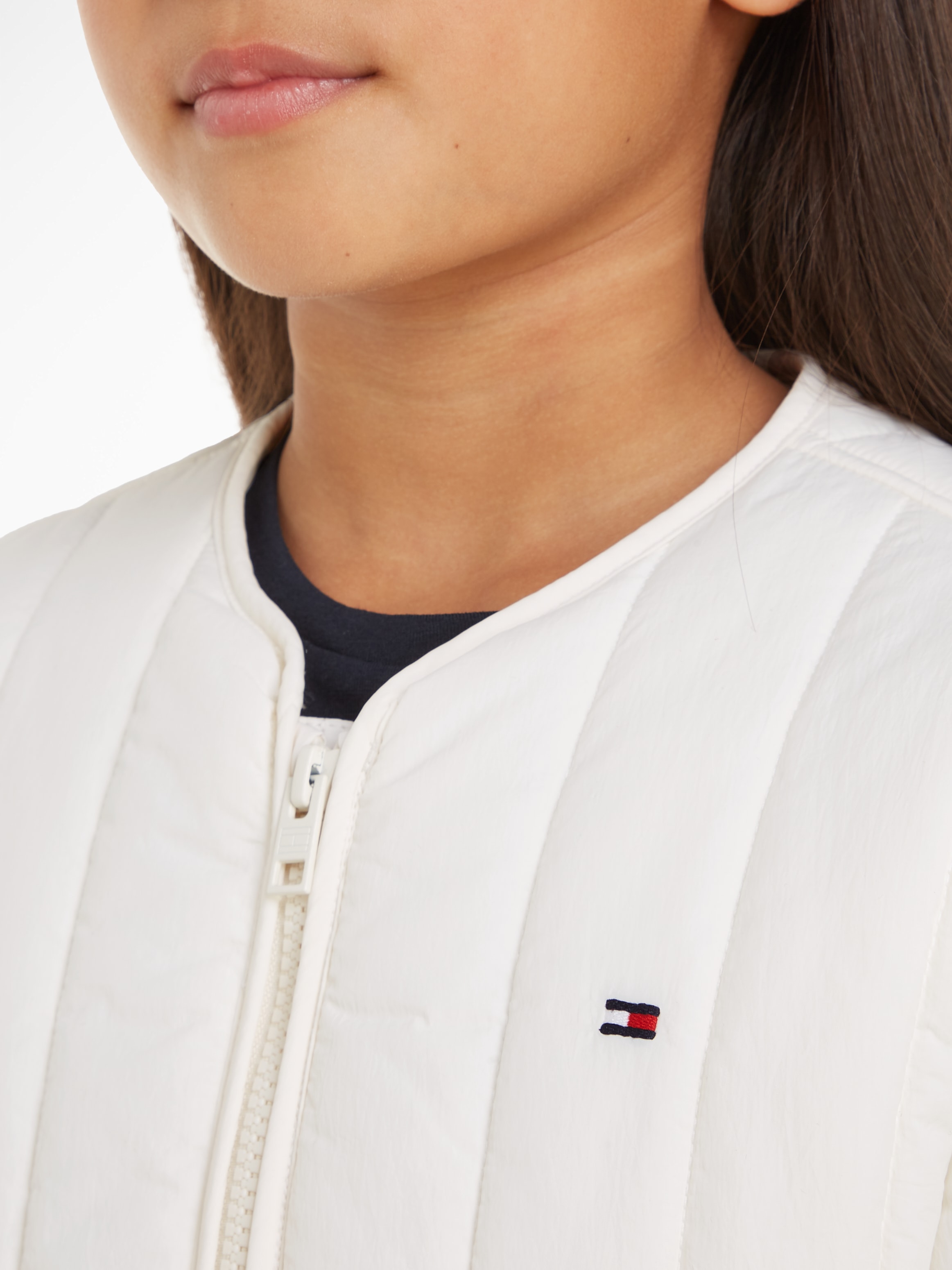 Tommy Hilfiger Steppjacke »UTILITY QUILTED JACKET«, Kinder bis 16 Jahre mit Logostickerei