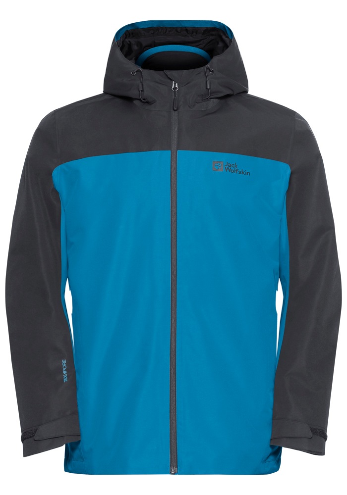 Jack Wolfskin 3-in-1-Funktionsjacke »TAUBENBERG 3IN1 JKT M« mitKapuze 3in1, wasserdicht, winddicht, Übergangsjacke
