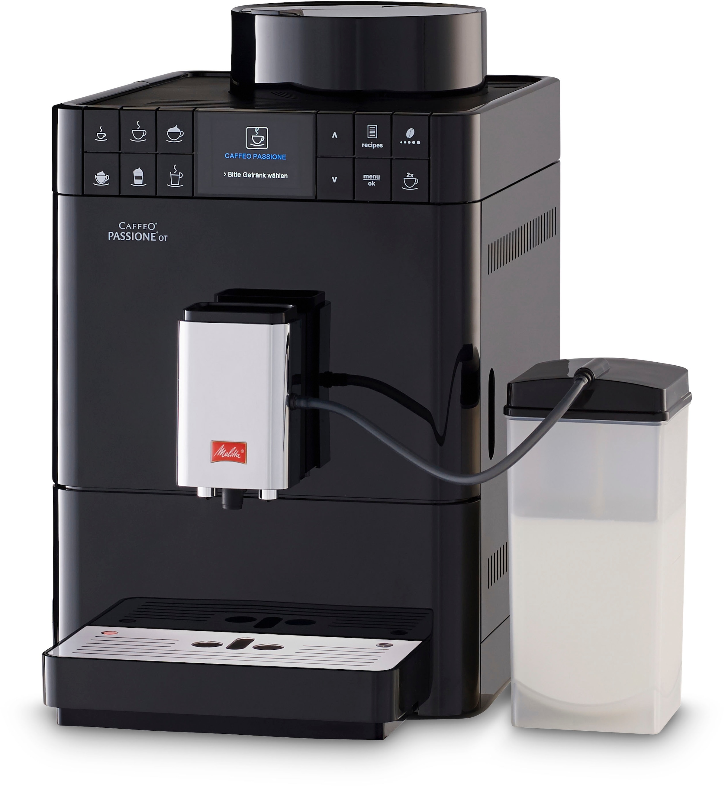 Melitta Kaffeevollautomat »Passione® One Touch F53/1-102, schwarz«, One  Touch Funktion, tassengenau frisch gemahlene Bohnen jetzt kaufen bei OTTO
