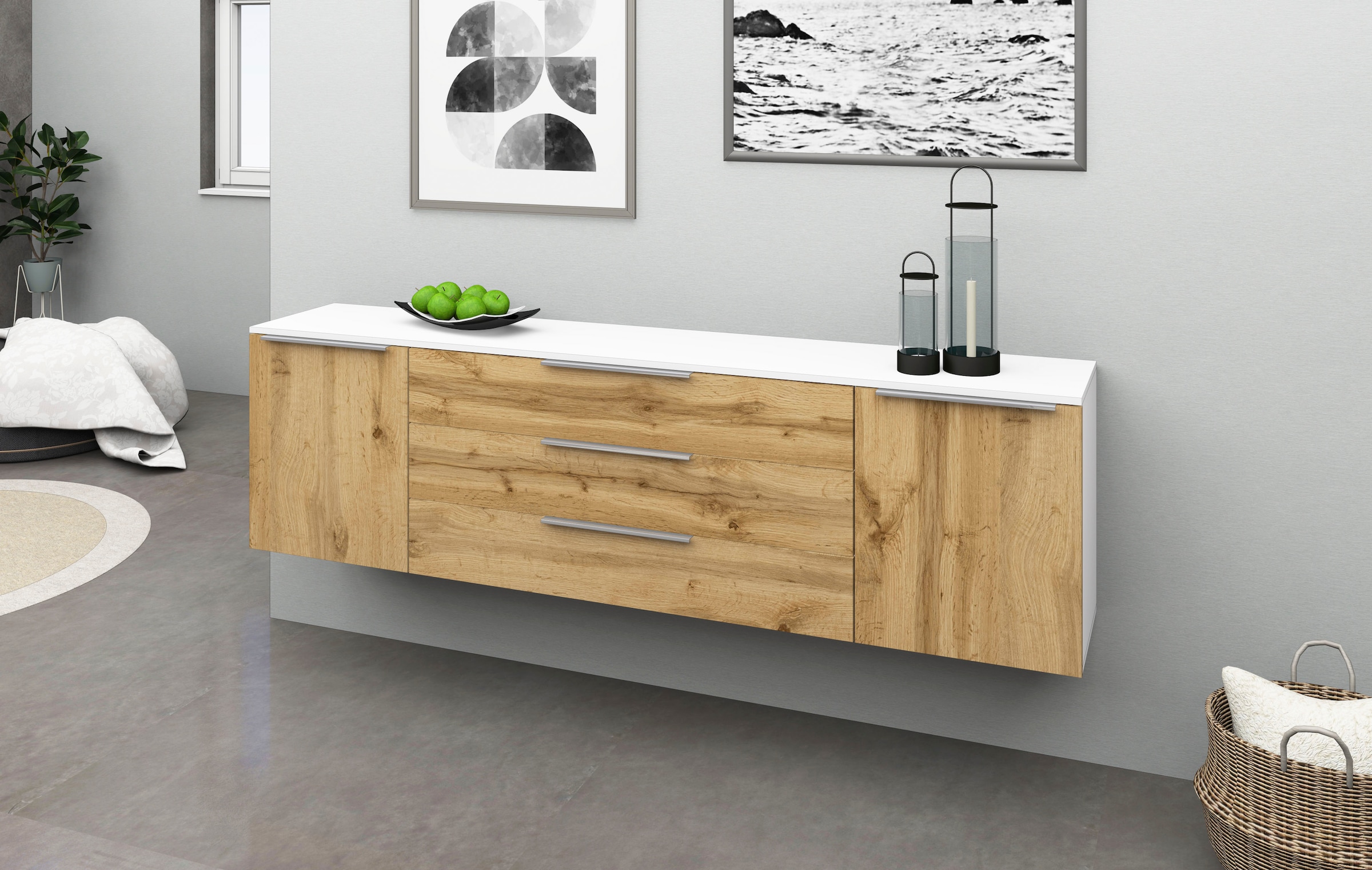 borchardt Möbel Sideboard »Oliva«, Breite 166 oder 200 cm