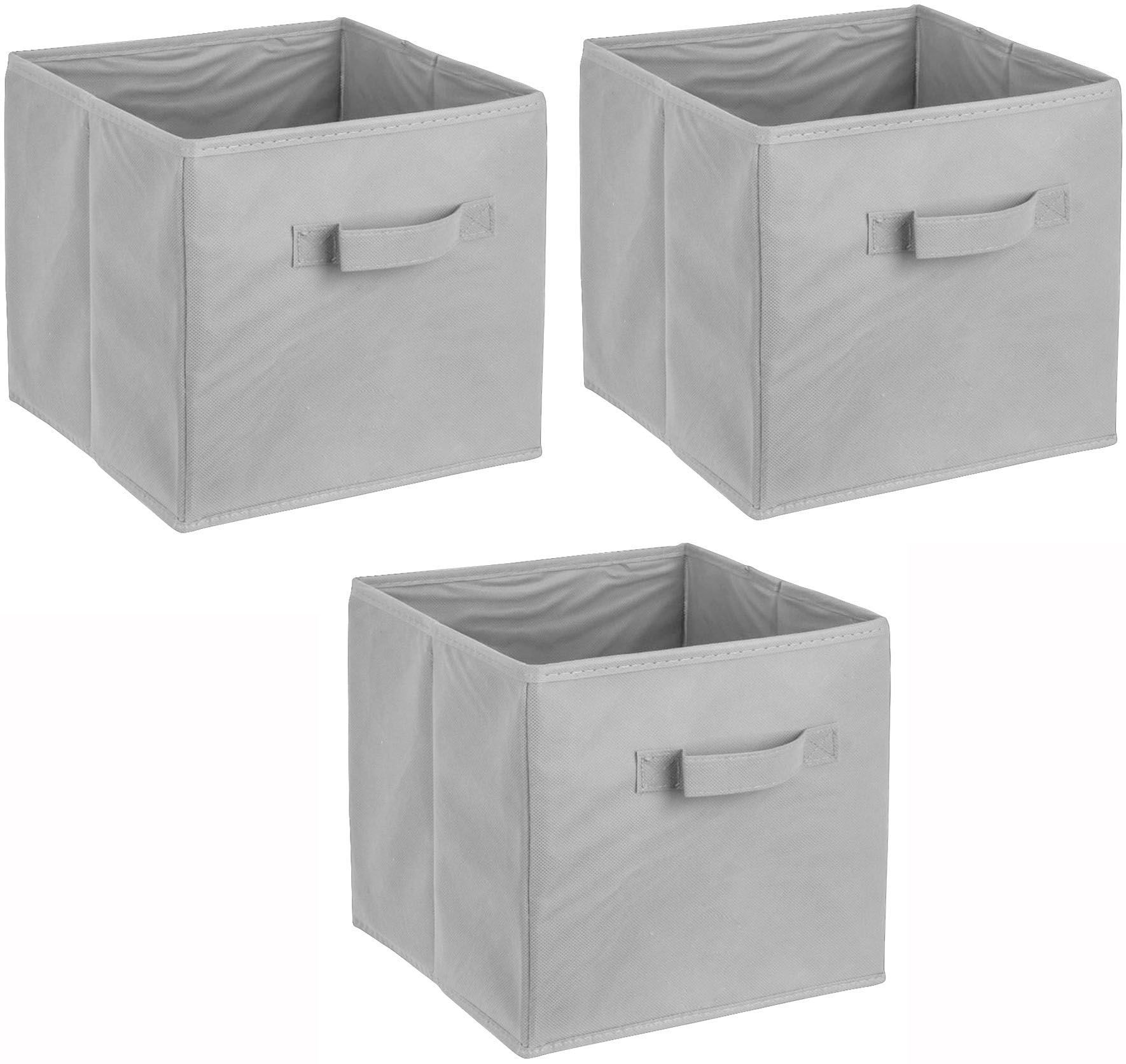 Aufbewahrungsbox »Faltboxen«, (Set, 3 St.), Inklusive Haltegriff