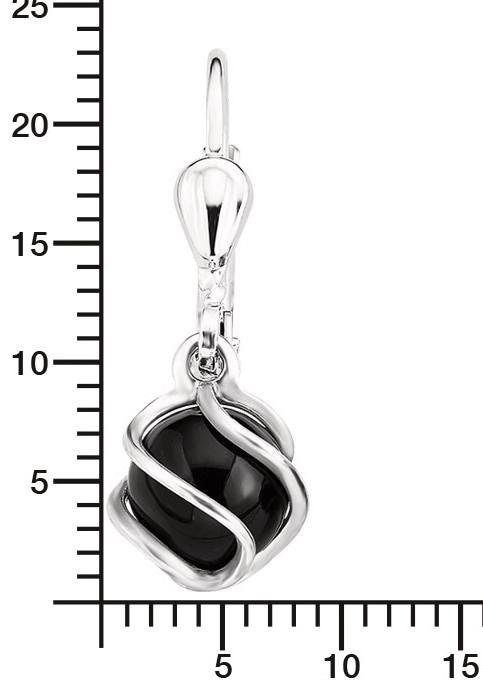 Amor Paar Ohrhänger »2017170«, Made in Germany, mit Onyx
