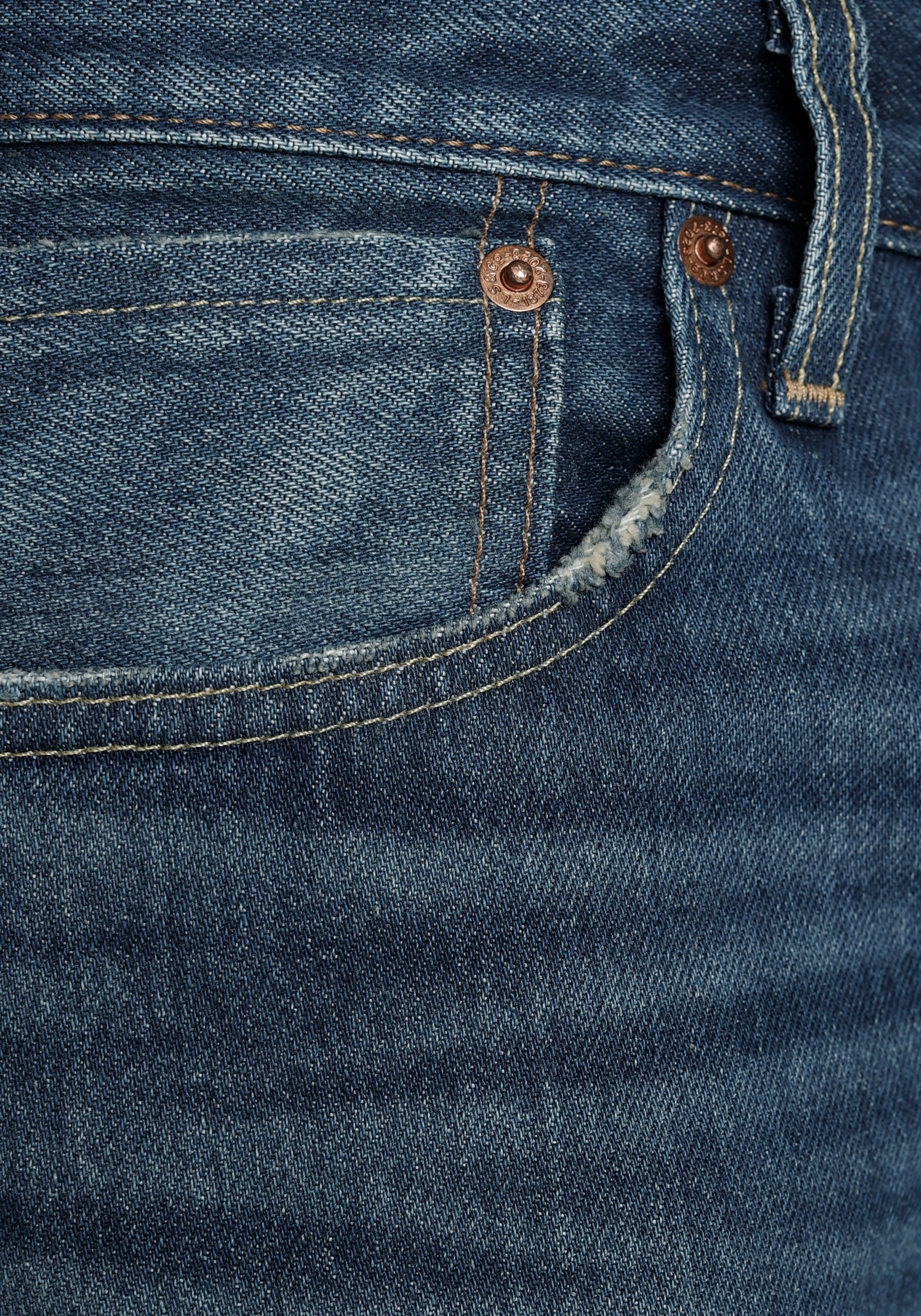 Levi's® Destroyed-Jeans »501 VI'S ORIG«, mit Markenlabel