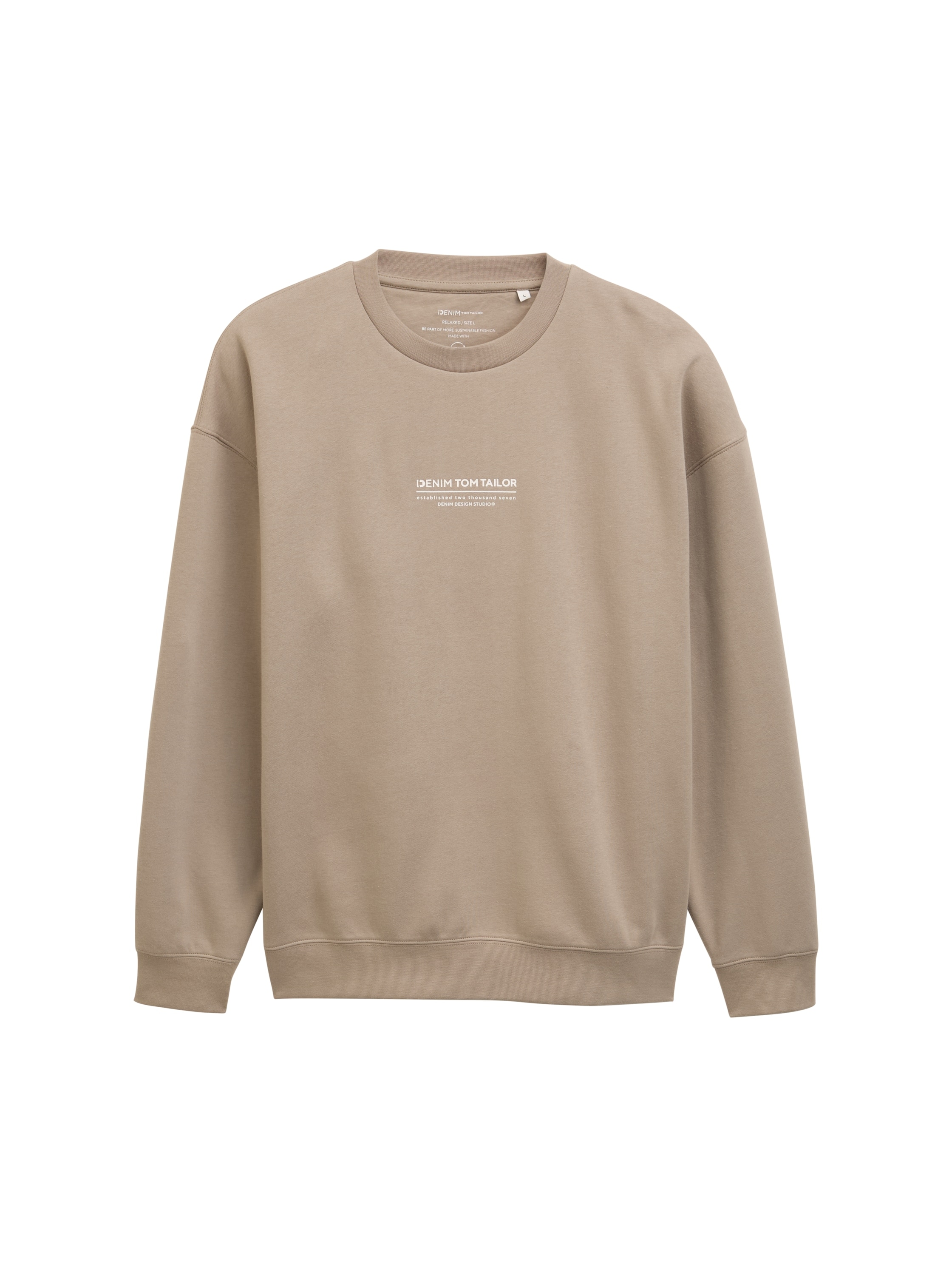TOM TAILOR Denim Sweatshirt, mit Logo Print