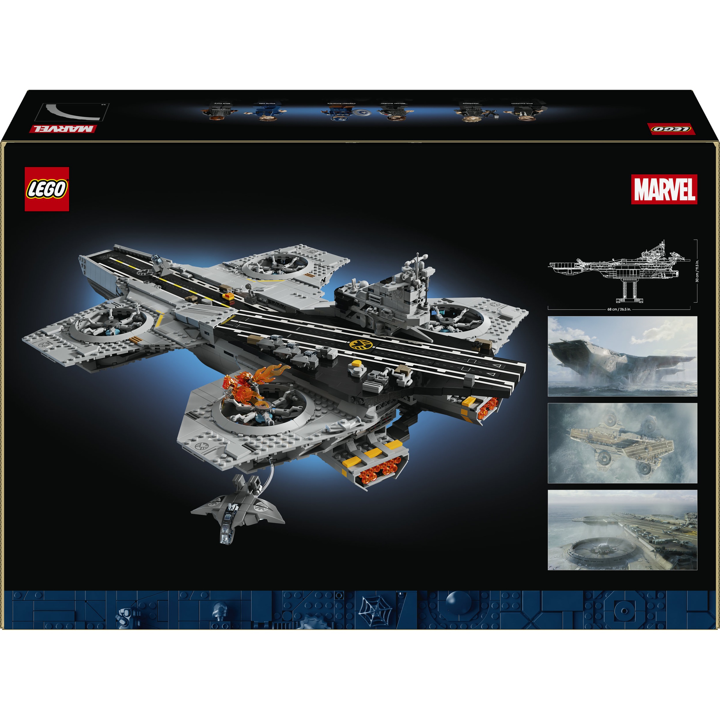 LEGO® Konstruktionsspielsteine »S.H.I.E.L.D.-Helicarrier (76354), LEGO Super Heroes« Made in Europe