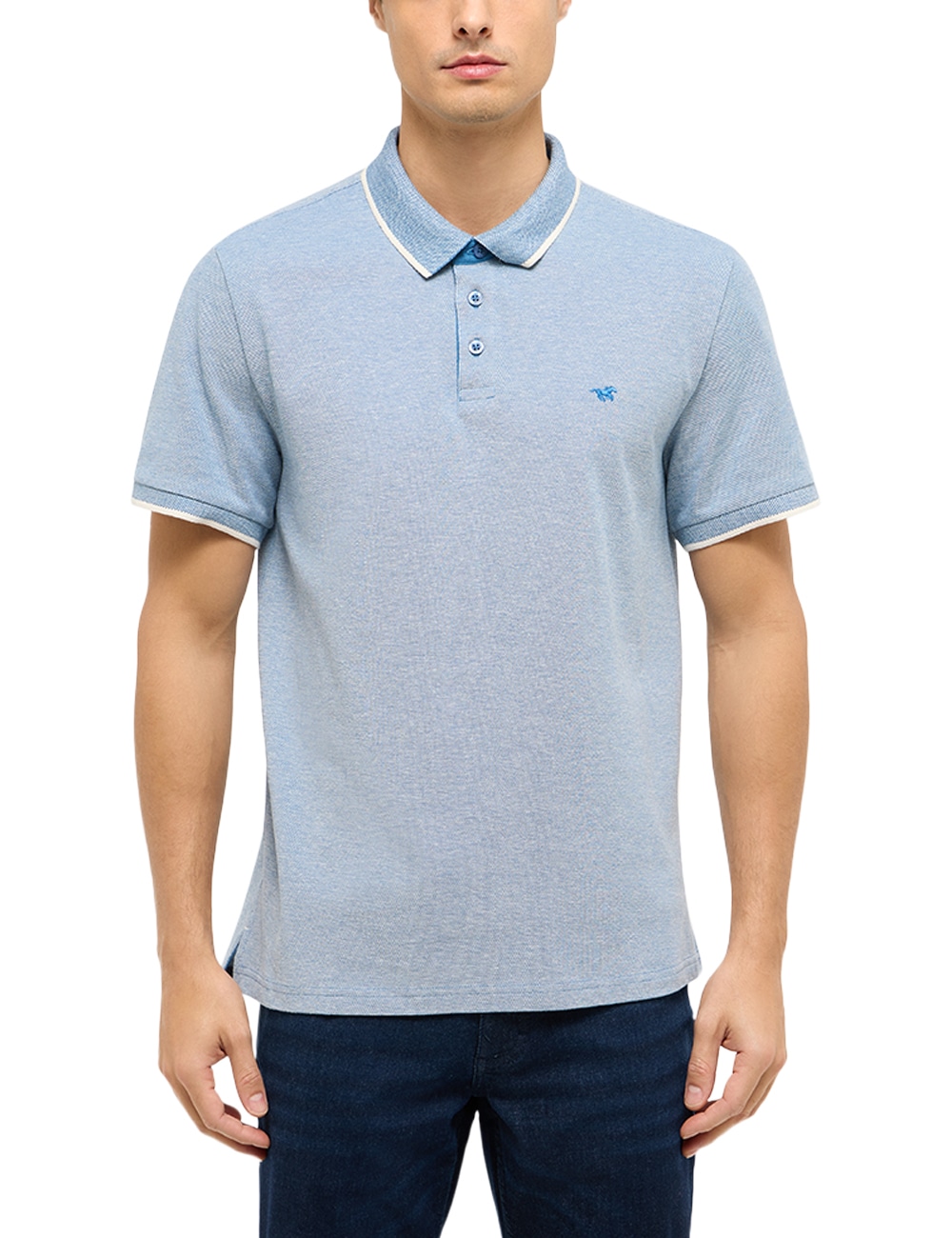 MUSTANG Poloshirt »MUPalco« Piqué Qualität