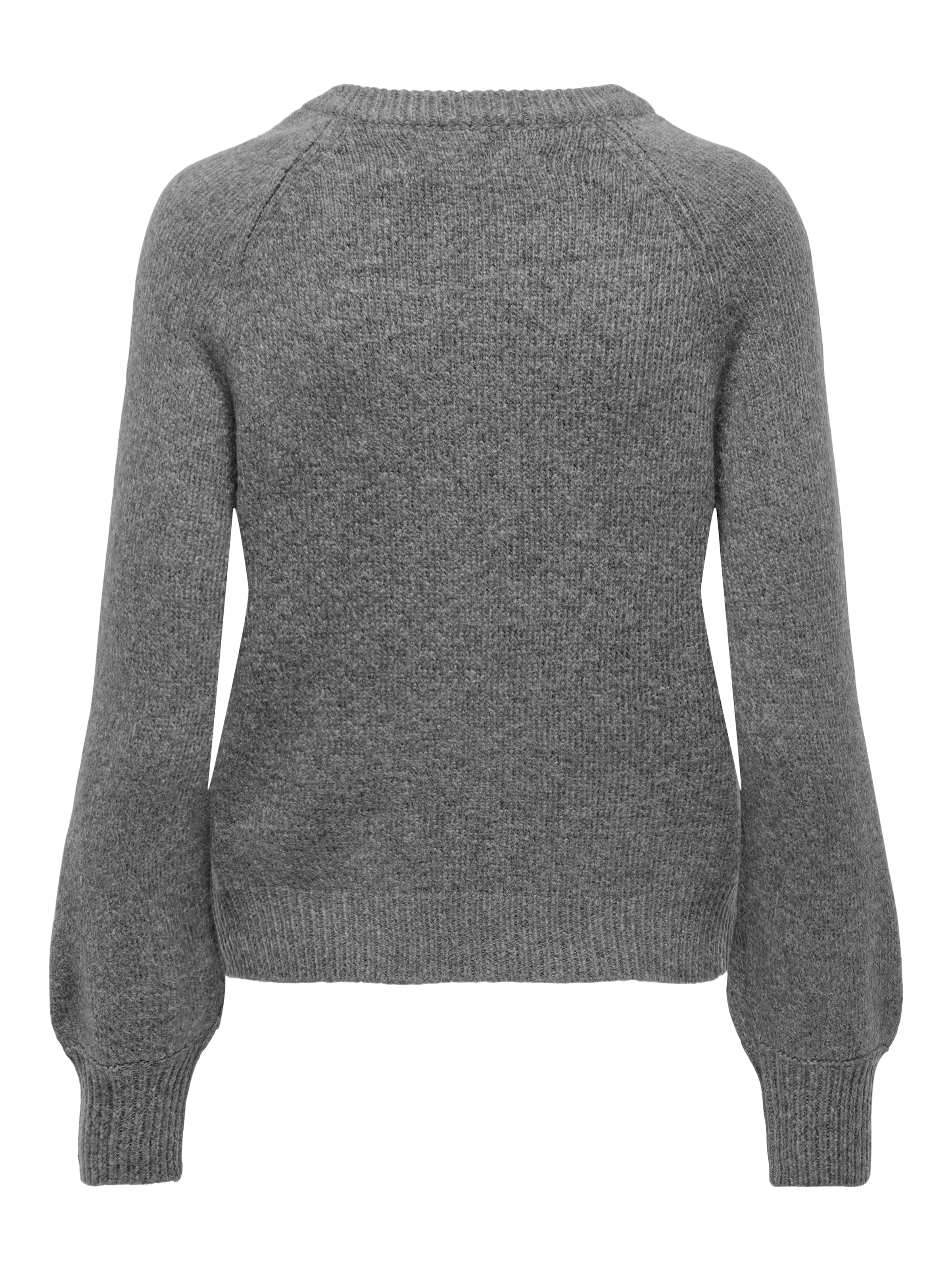 ONLY Rundhalspullover »ONLEMMA LS BUTTON ONECK EX KNT« Kunstfaser, regular fit