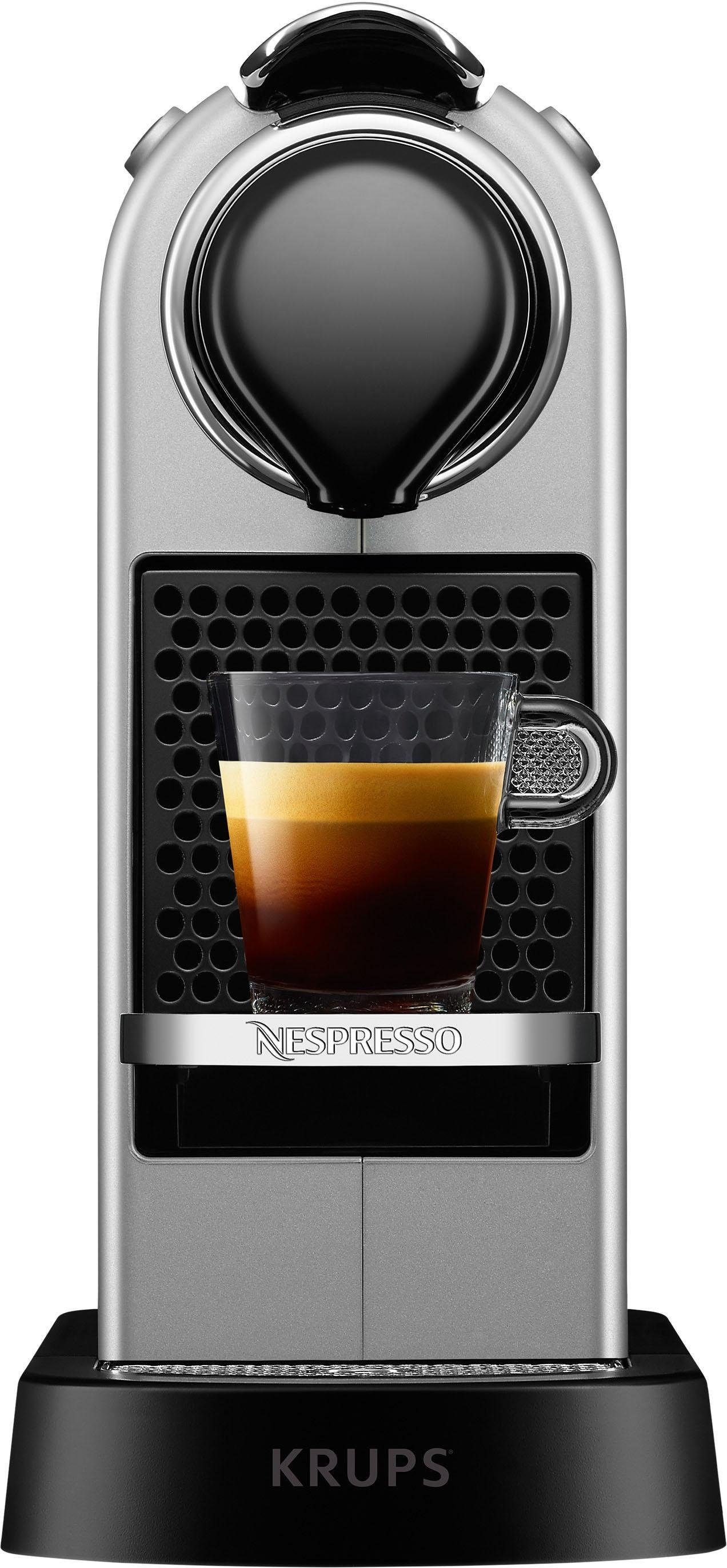 Nespresso Kapselmaschine »XN741B New CitiZ von Krups«, Wassertankkapazität: 1 Liter, inkl. Willkommenspaket mit 7 Kapseln