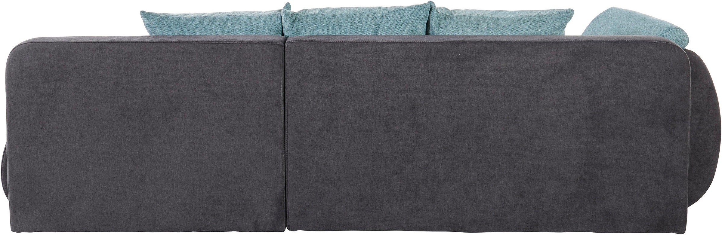 INOSIGN Ecksofa »Imola, elegant und modern, aktuelle Steppung im Sitz, bequem, L-Form«, frei im Raum stellbar, wahlweise mit Bettfunktion und Bettkasten