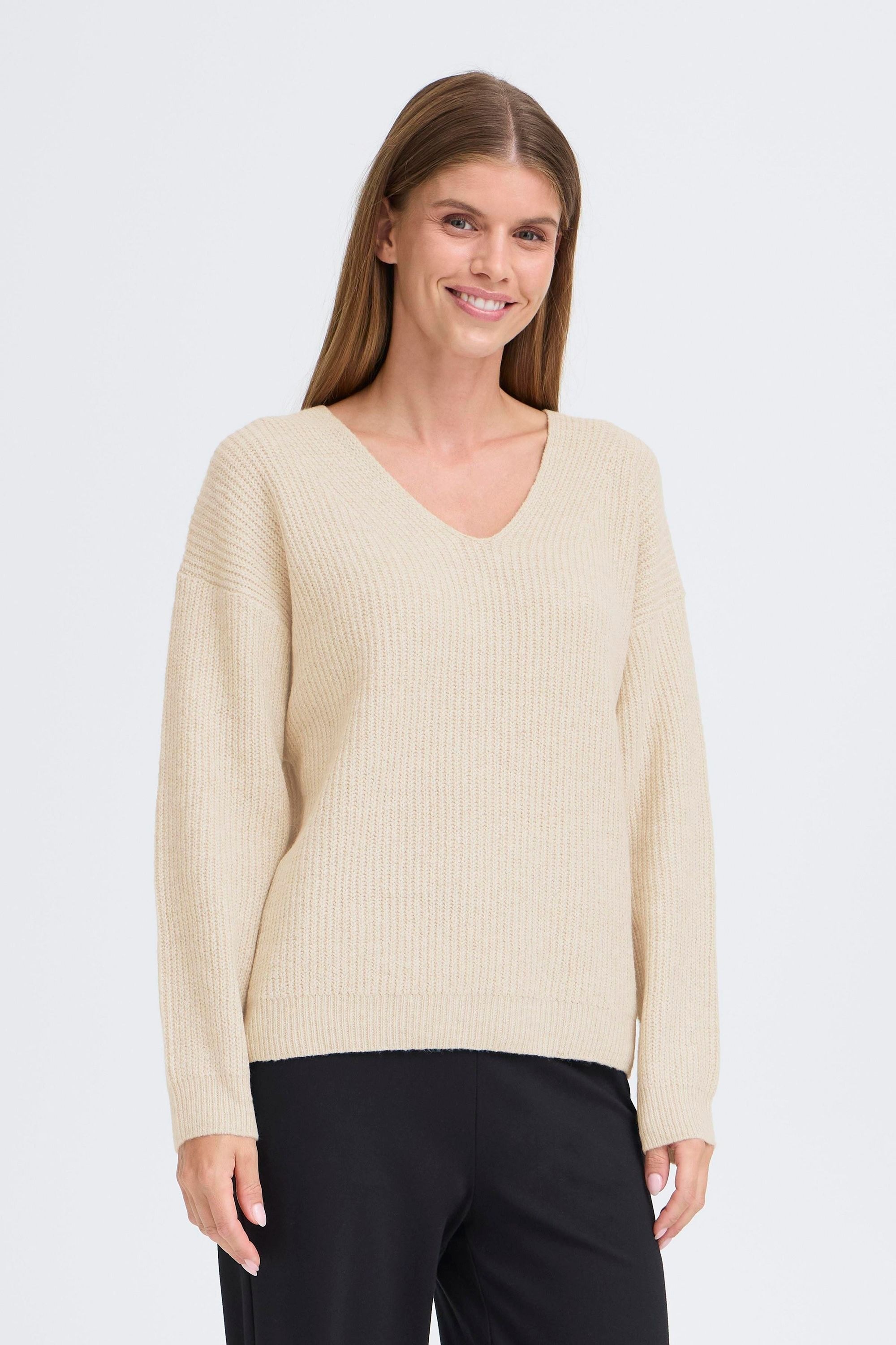 OXMO V-Ausschnitt-Pullover »V-Ausschnitt-Pullover OXICALLIE«