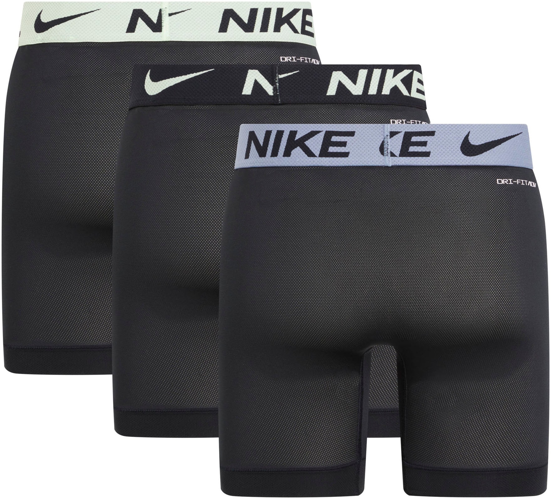 NIKE Underwear Boxershorts »BOXER BRIEF 3PK«, (Packung, 3 St., 3er), mit NIKE Logo-Elastikbund