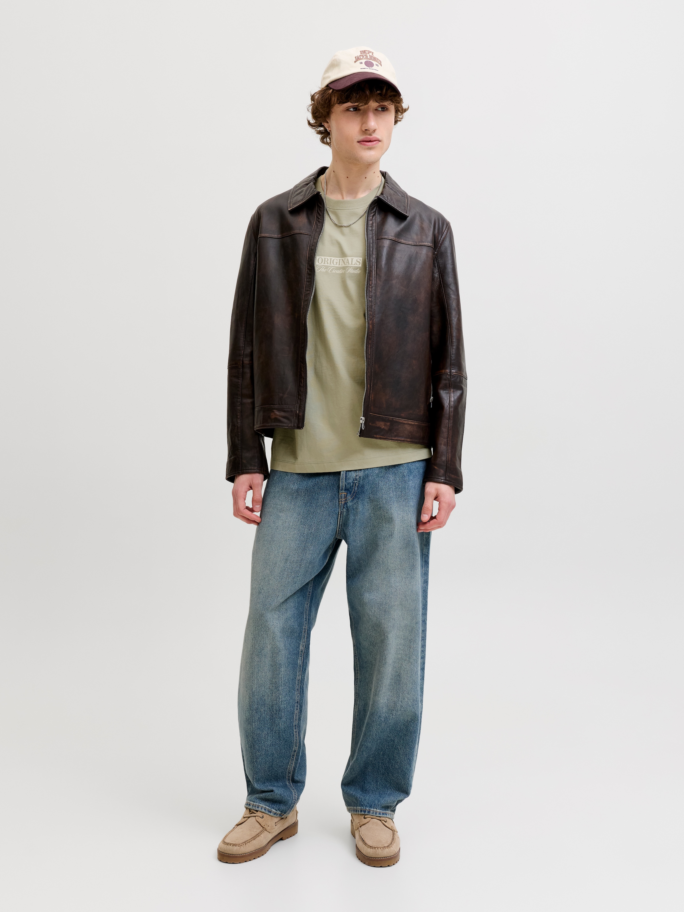 Jack & Jones T-Shirt »JORSAVONA BOX TEE SS CN STYD SS26« Baumwolle, regular fit