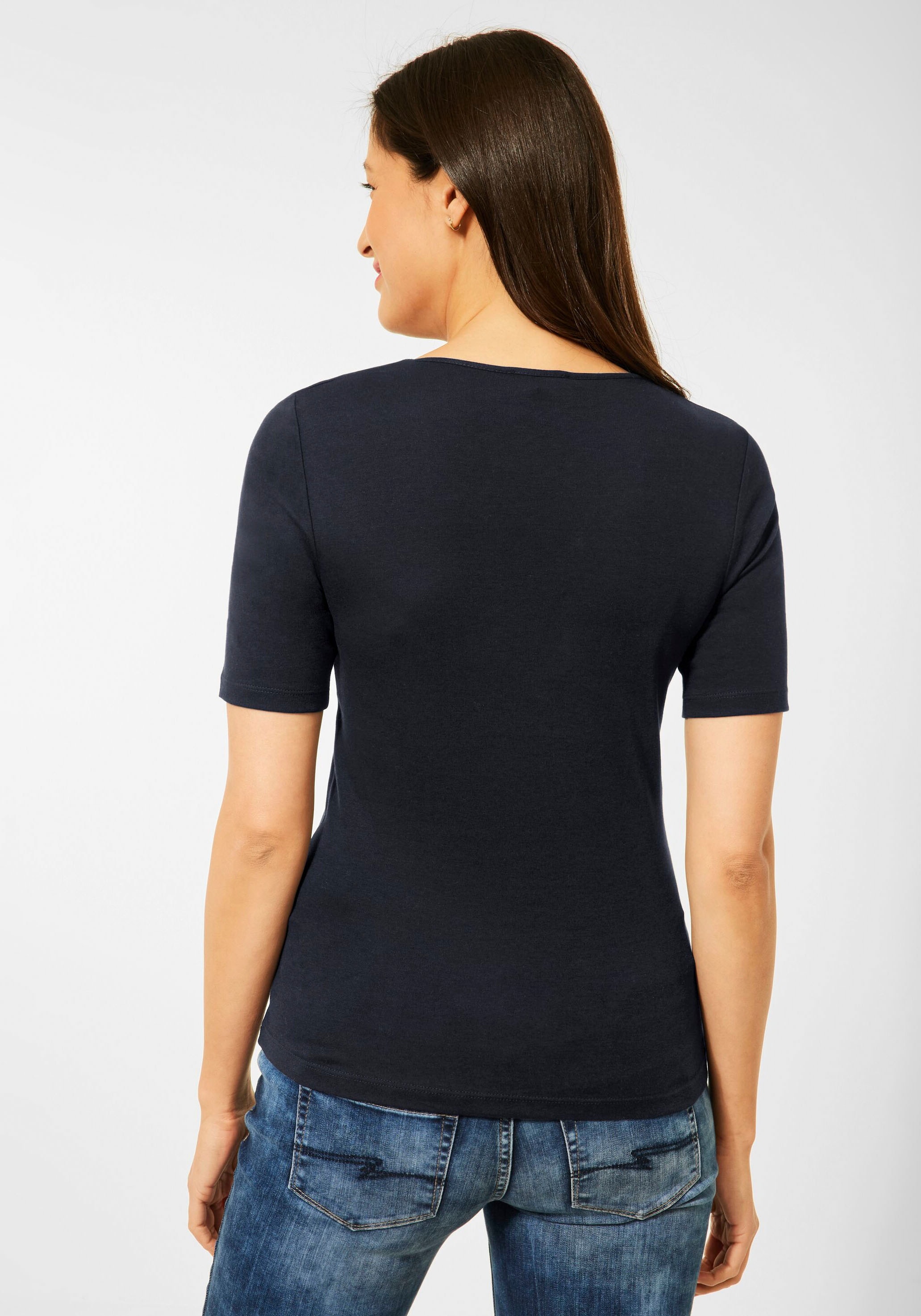 STREET ONE T-Shirt »Style Palmira«, im Basic-Style