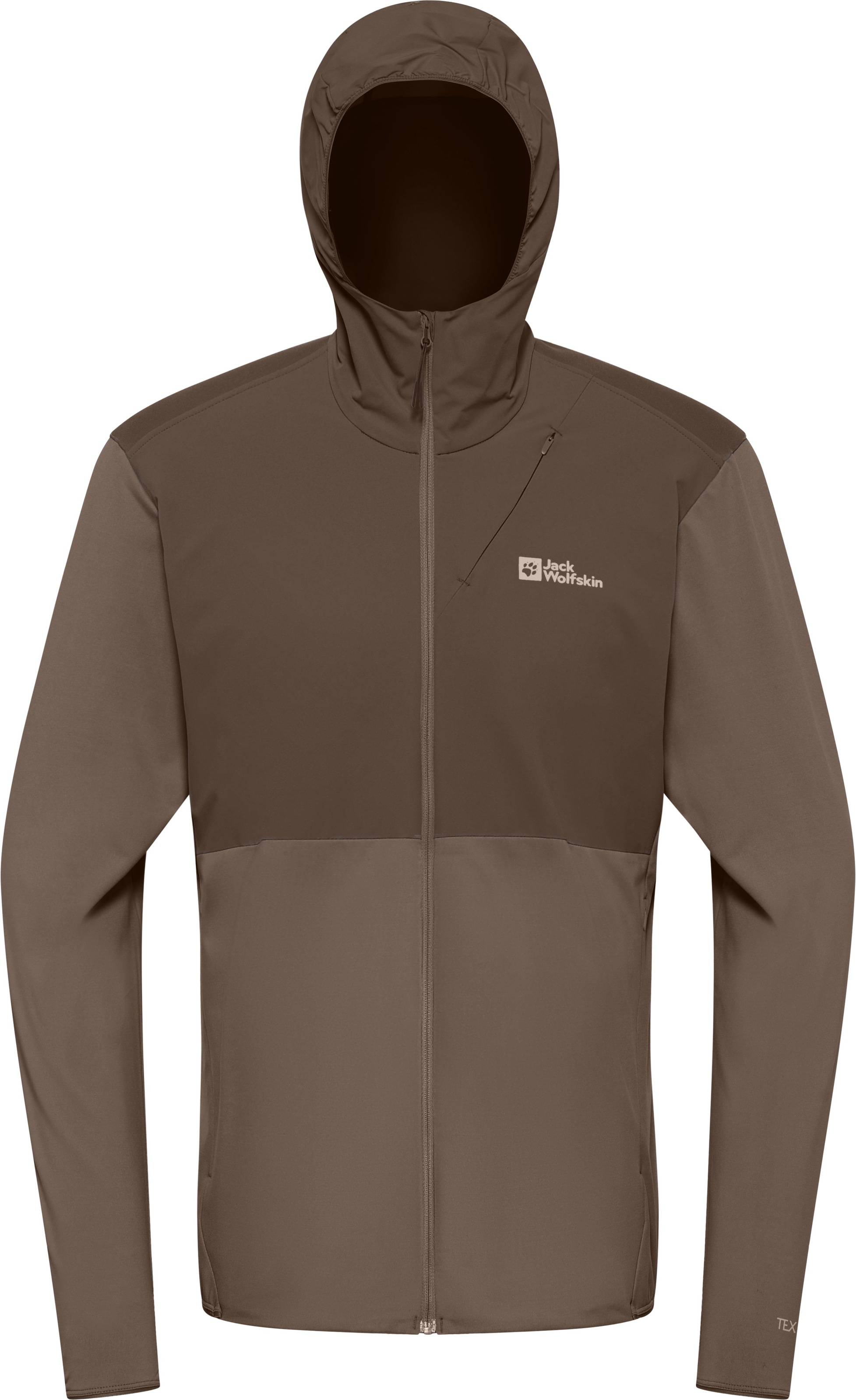 Jack Wolfskin Kapuzenfleecejacke »PRELIGHT TRAIL HOODY M«, mit Kapuze