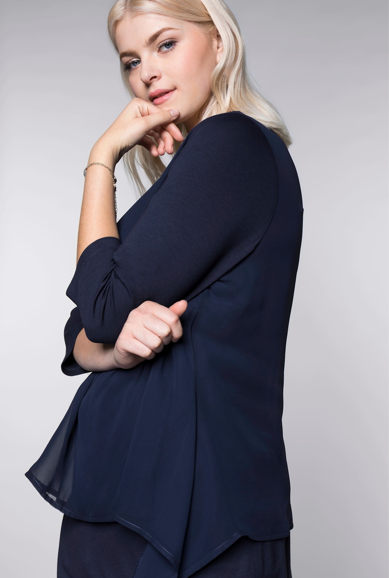 Sheego Blusenshirt »Blusenshirt«, (1 tlg.)