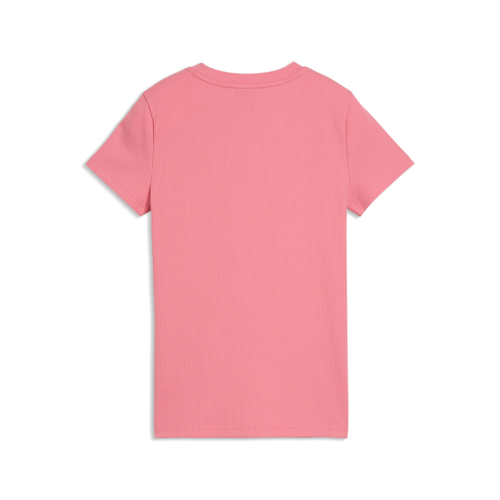 PUMA T-Shirt »ESS ELEVATED RIB SLIM TEE G« Kurzarm, für Jugendliche, Rundhalsausschnitt