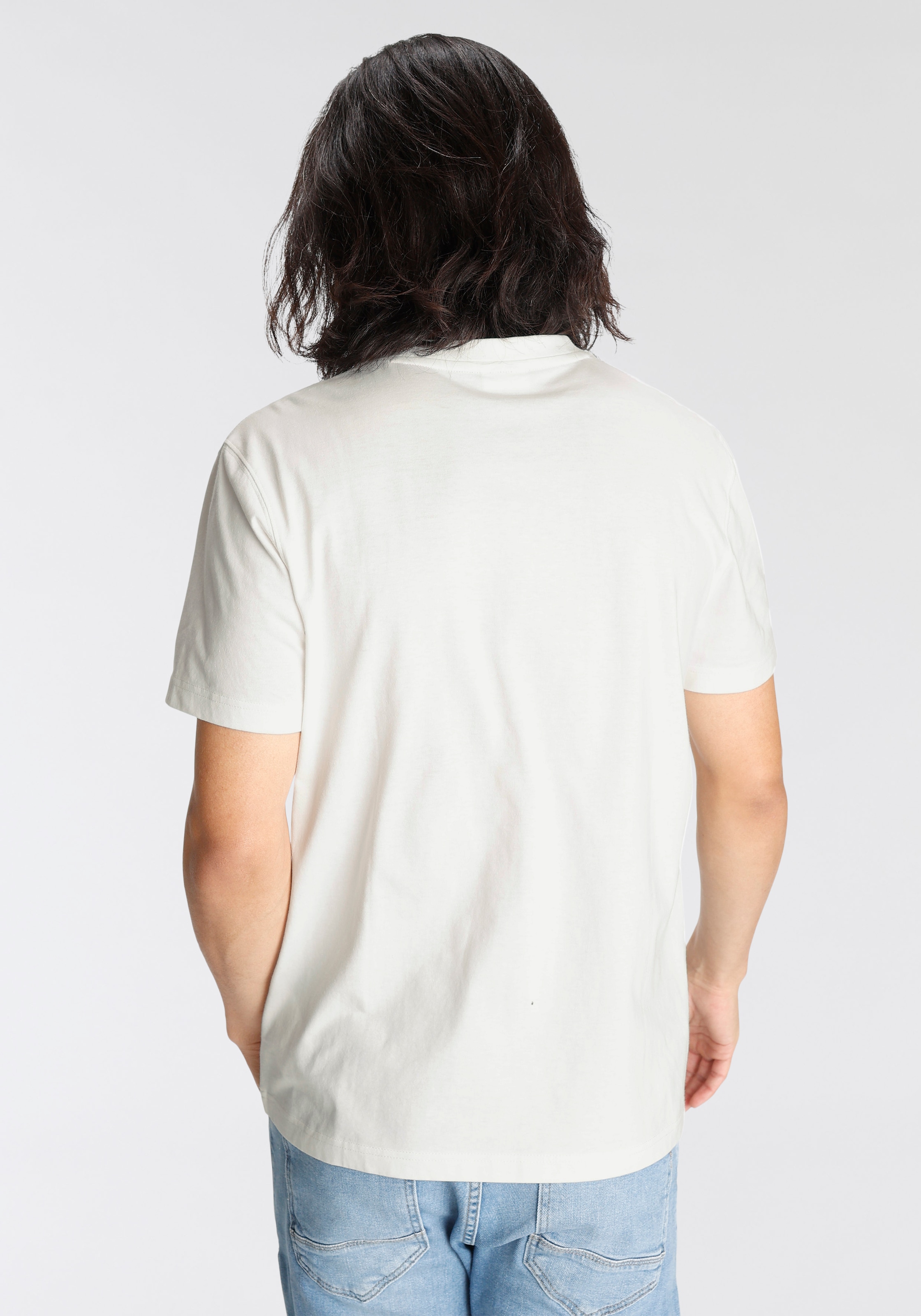 OTTO products Henleyshirt »Hergestellt aus zertifizierter Bio-Baumwolle«