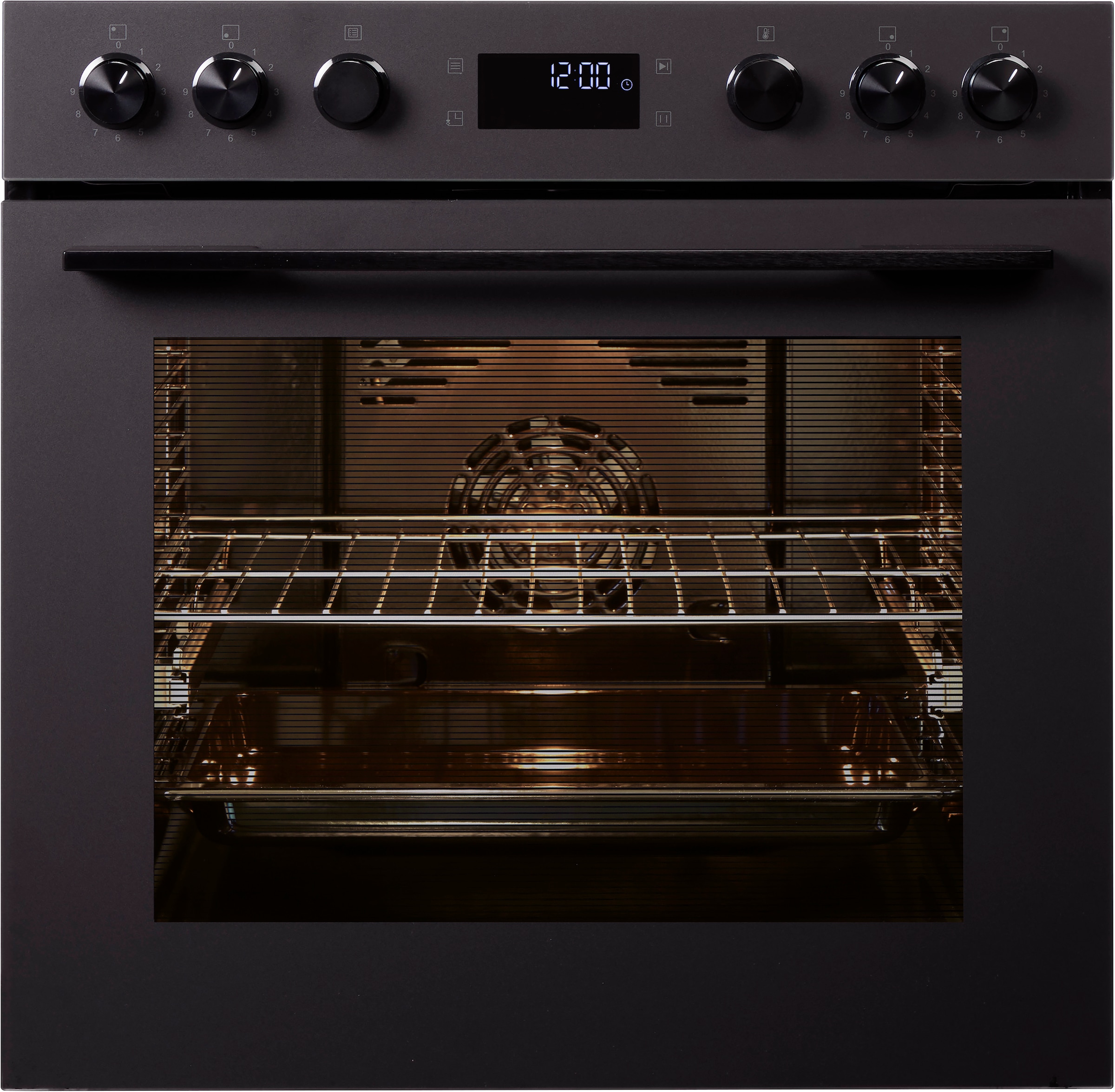 Hanseatic Induktions Herd-Set »HBCO7210A1MB+HI46074C« Mattes Herd-Set: modern, edel, pflegeleicht