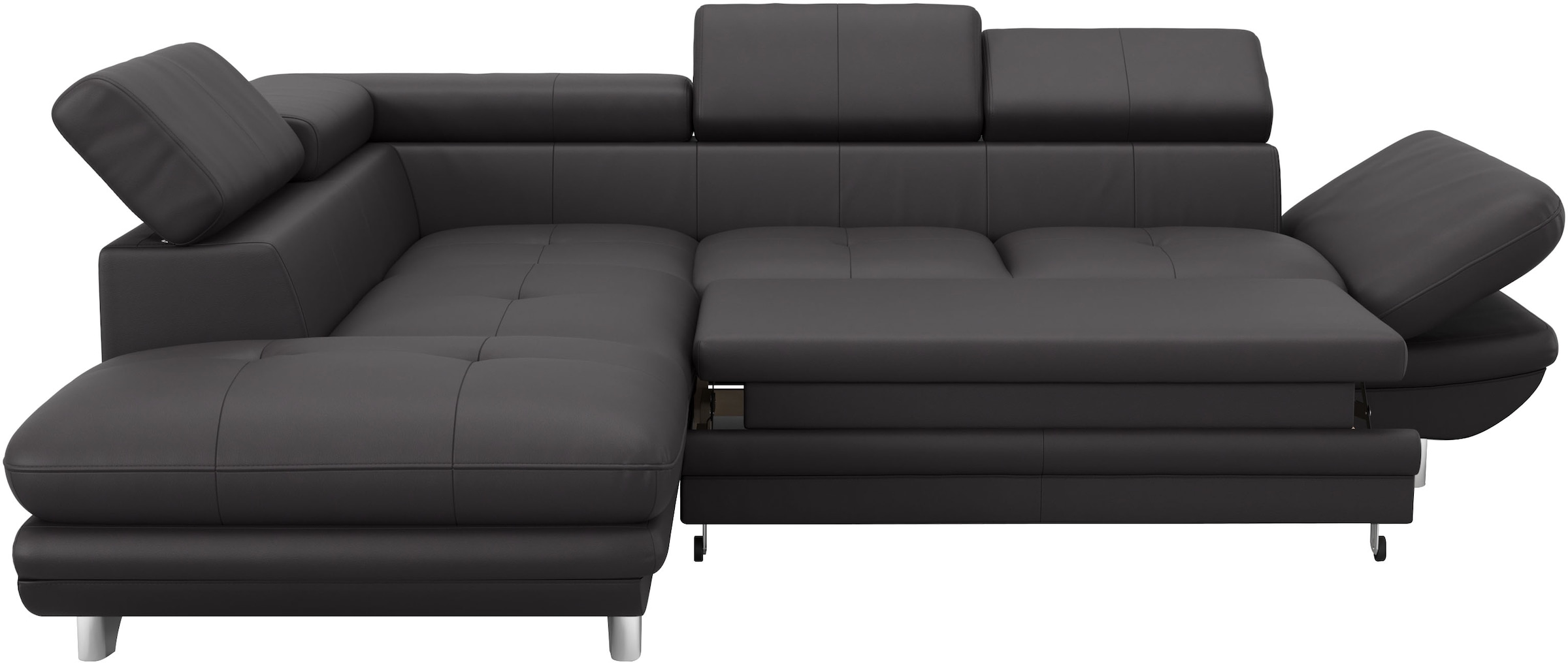 COTTA Ecksofa »Enterprise L-Form«, mit Arm- & Kopfteilverstellung, wahlweise mit Bettfunktion
