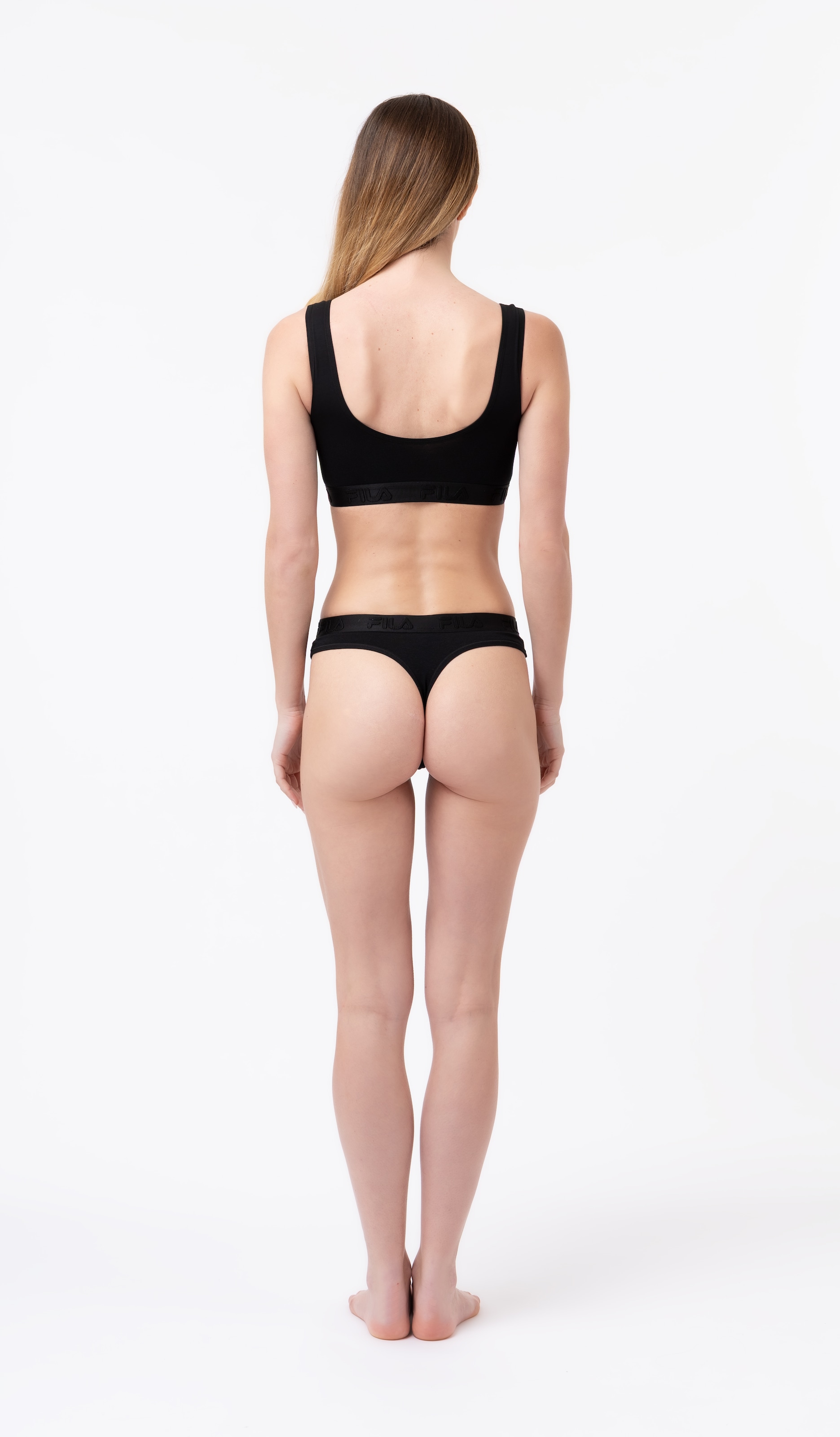 Fila String 3er Pack,  Baumwollmix, elastisch, Logobund