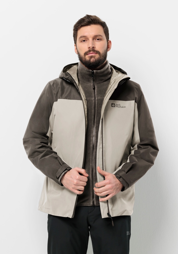 3-in-1-Funktionsjacke »TAUBENBERG 3IN1 JKT M«, mit Kapuze