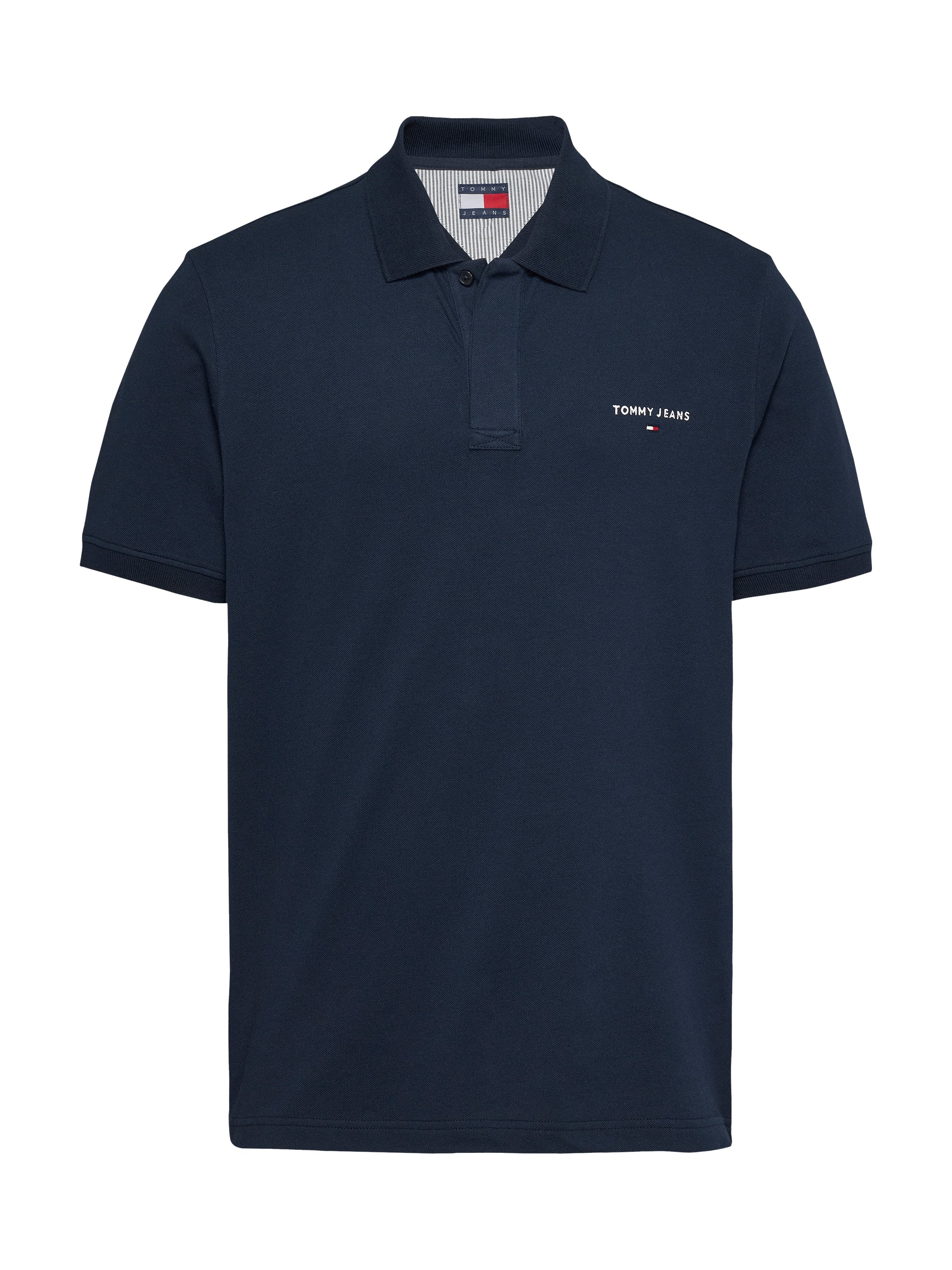 Tommy Jeans Poloshirt »TJM REG LINEAR POLO EXT«, Mit Rundhalsausschnitt