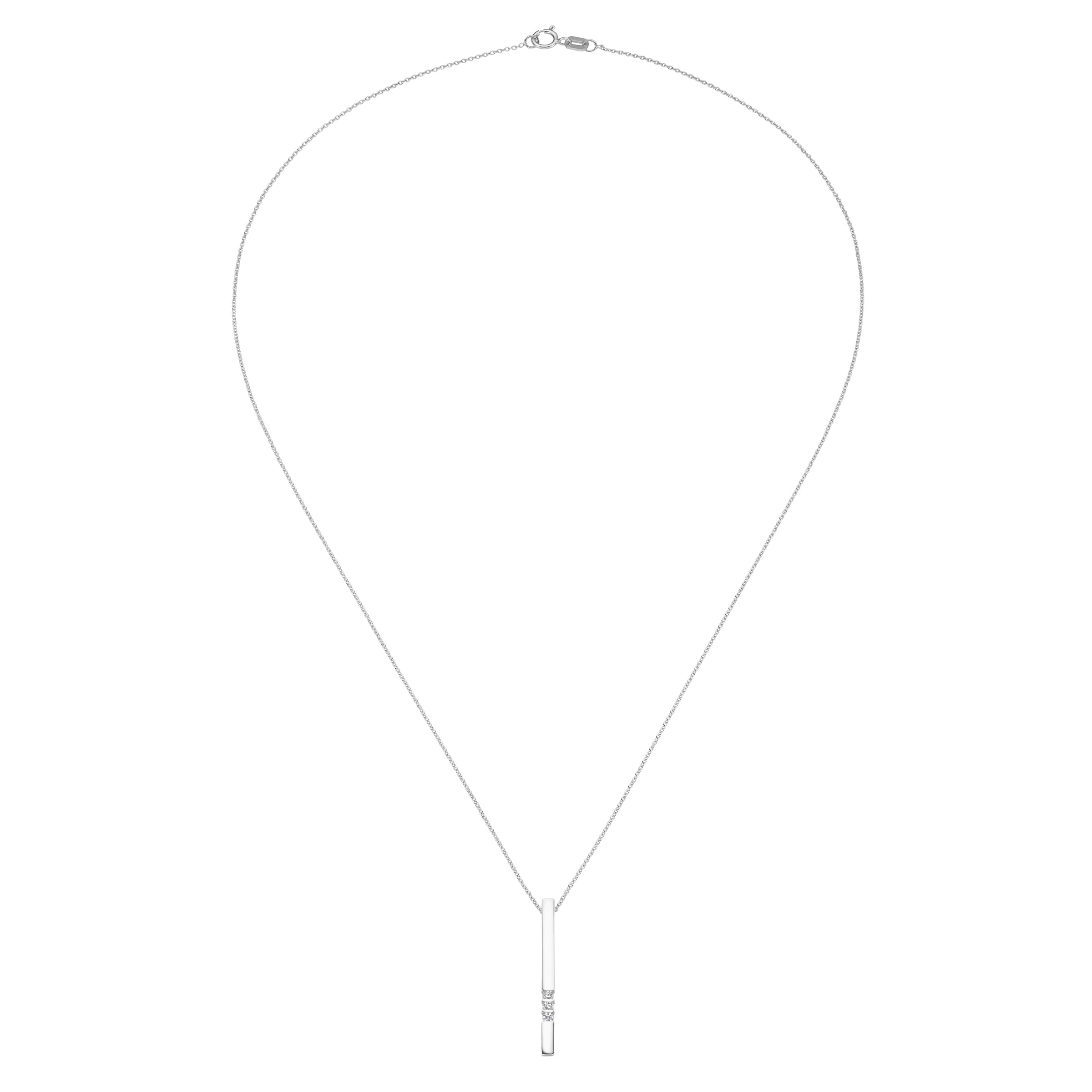 Luigi Merano Kette mit Anhänger »Kette Anhänger mit Zirkonia, Gold 375«