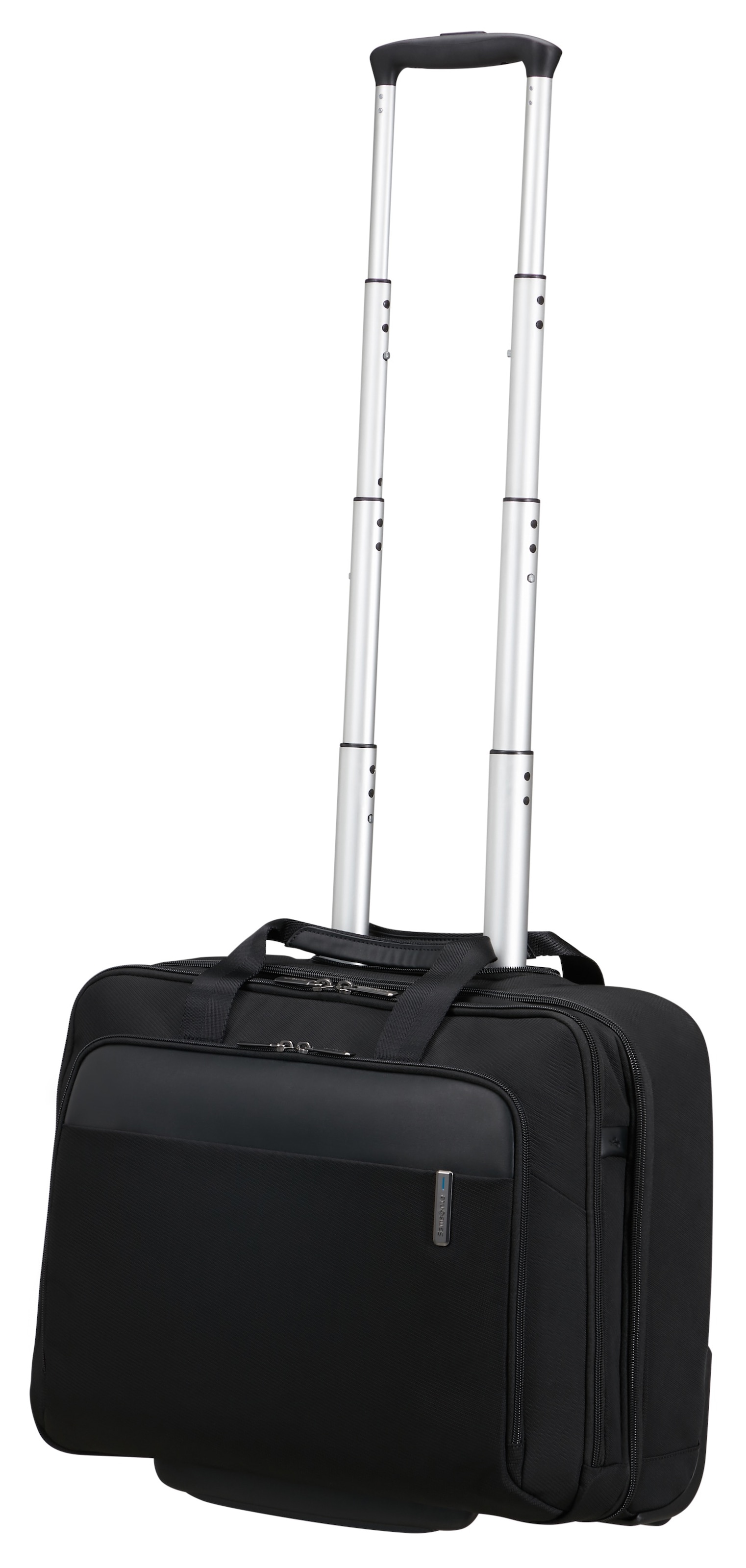 Samsonite Aktentasche »EVOSIGHT 17,3'' mit Rollen«, Businesstasche mit Rollen und Teleskopstange Trolleyaufstecksystem
