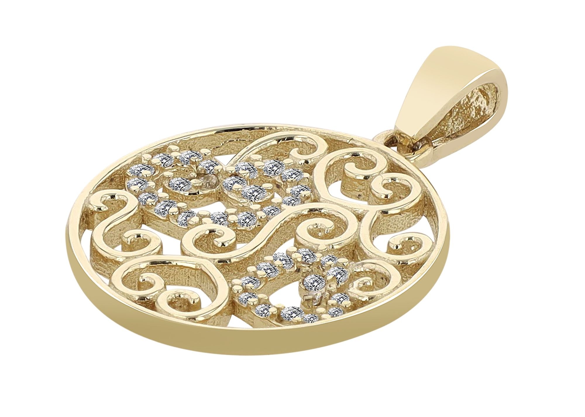 Adelia´s Herzanhänger »Damen Anhänger ¿ Herz Herzanhänger aus 333 Gold«