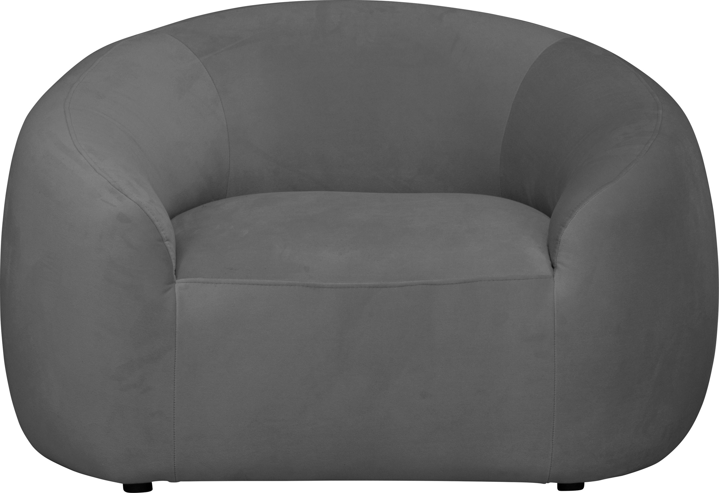 LeGer Home by Lena Gercke Sessel »YANI Relaxsessel, Loungesessel, Maße B/T/H: 127/96/76 cm«, organische Form, mit Wellenunterfederung, auch in Bouclé