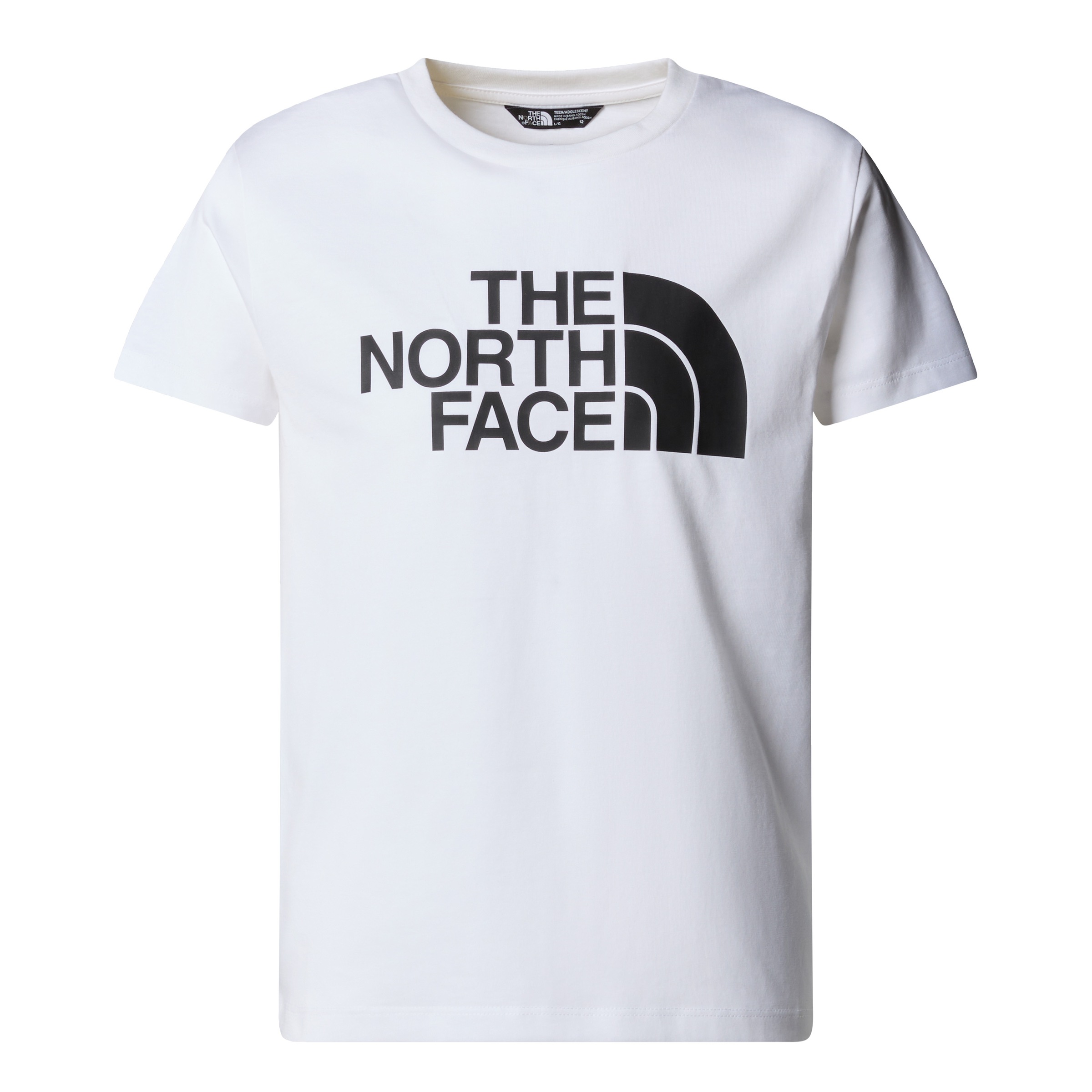 The North Face T-Shirt »TEEN EASY REGULAR SS TEE« für Jugendliche, sportlicher Stil, Kurzarm, Rundhalsausschnitt