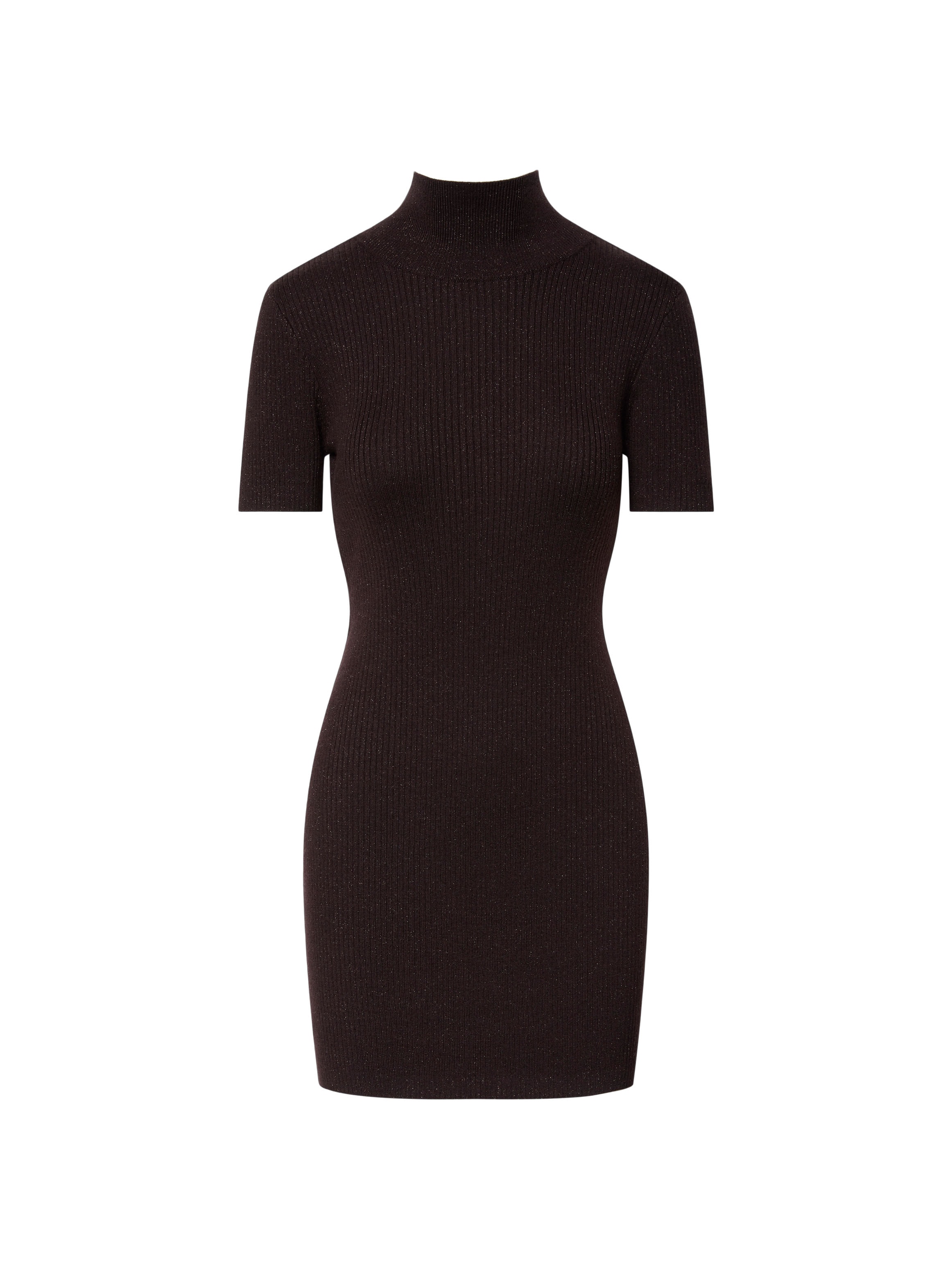 Calvin Klein Jeans Minikleid Ohne Tasche Figurbetonte Passform mit Stehkragen