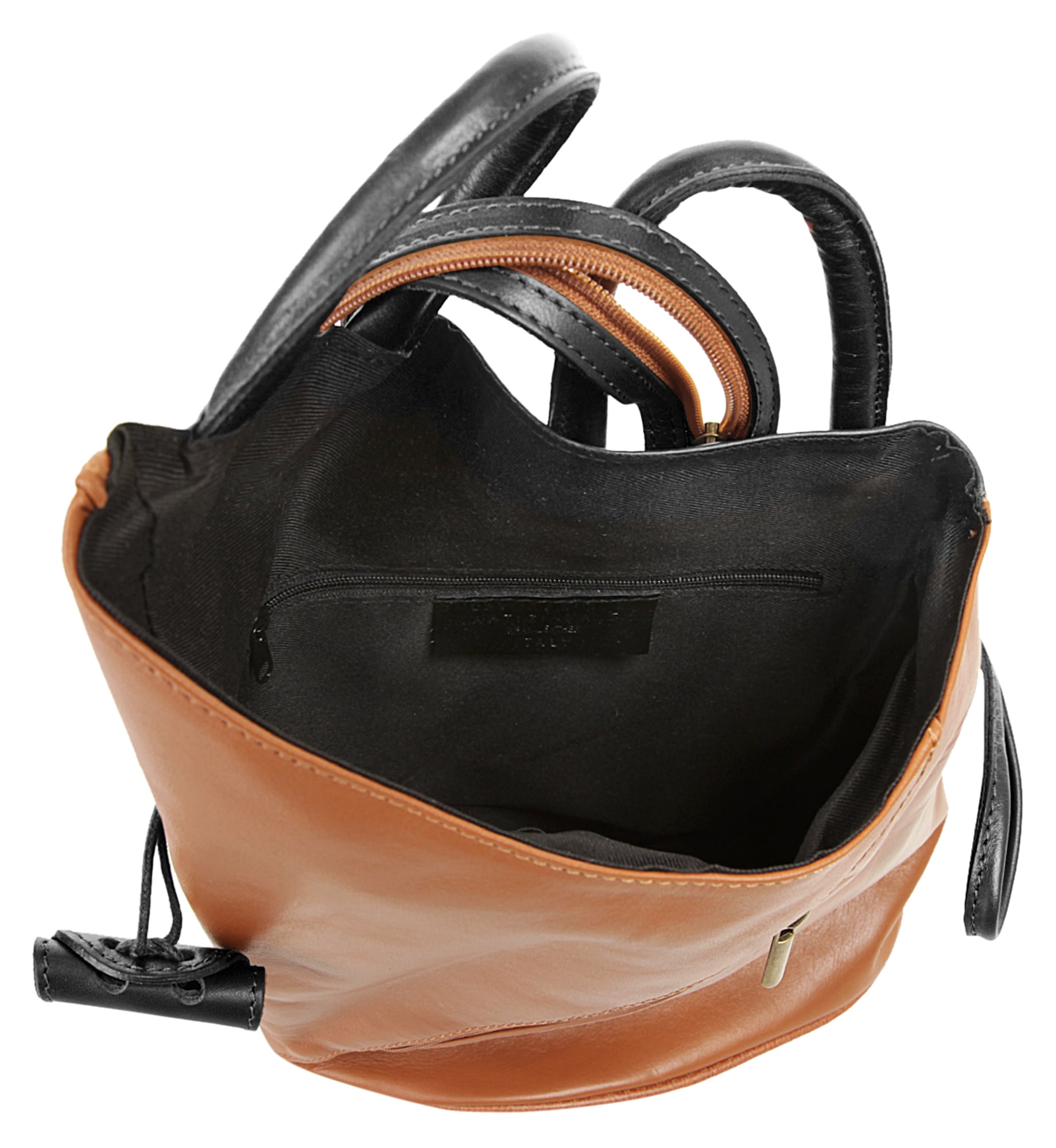 Samantha Look Cityrucksack echt Leder, Made in Italy