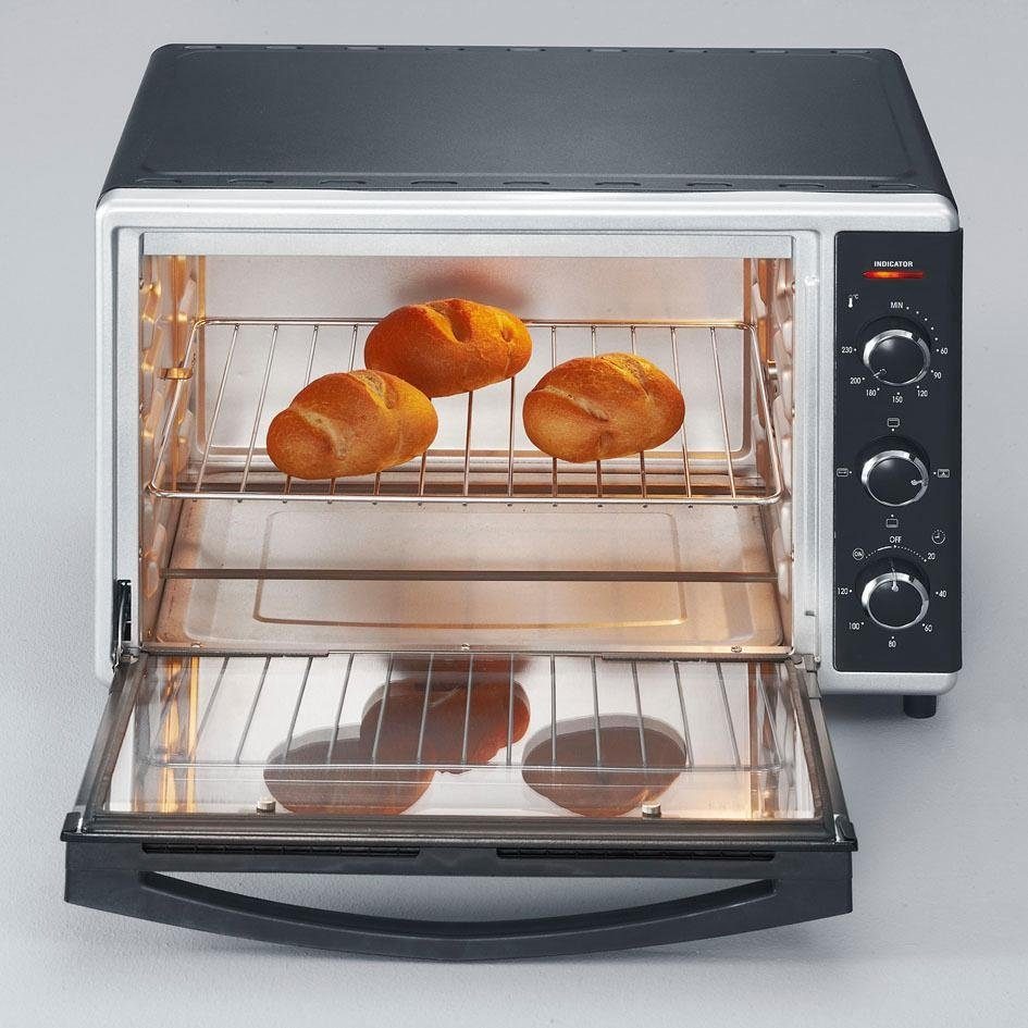 Severin Minibackofen »TO 2058«, Ober-/Unterhitze-Oberhitze-Unterhitze-Umluft, 1800 W, mit Drehspieß