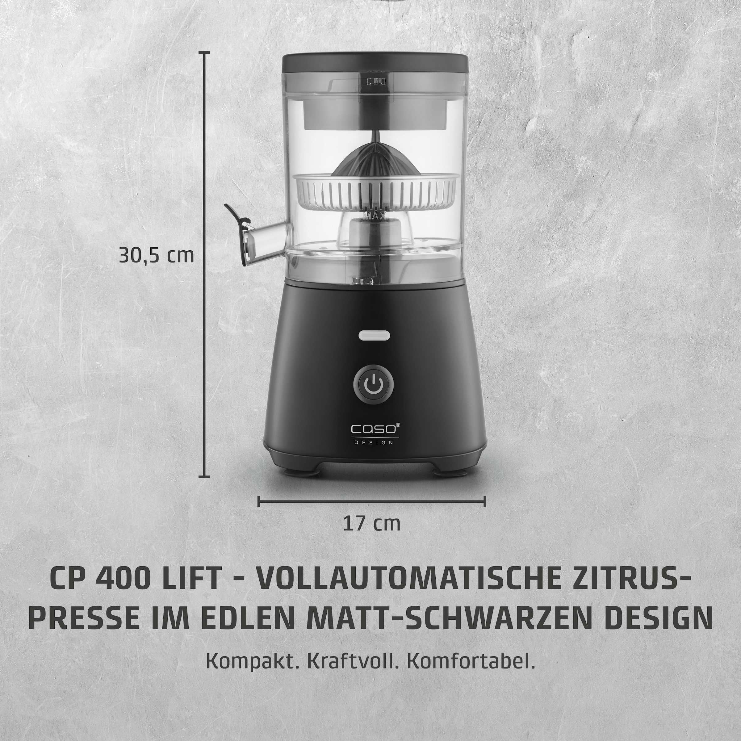 Caso Zitruspresse »3562 CP 400 Lift« 300 W Leistungsstarker Motor