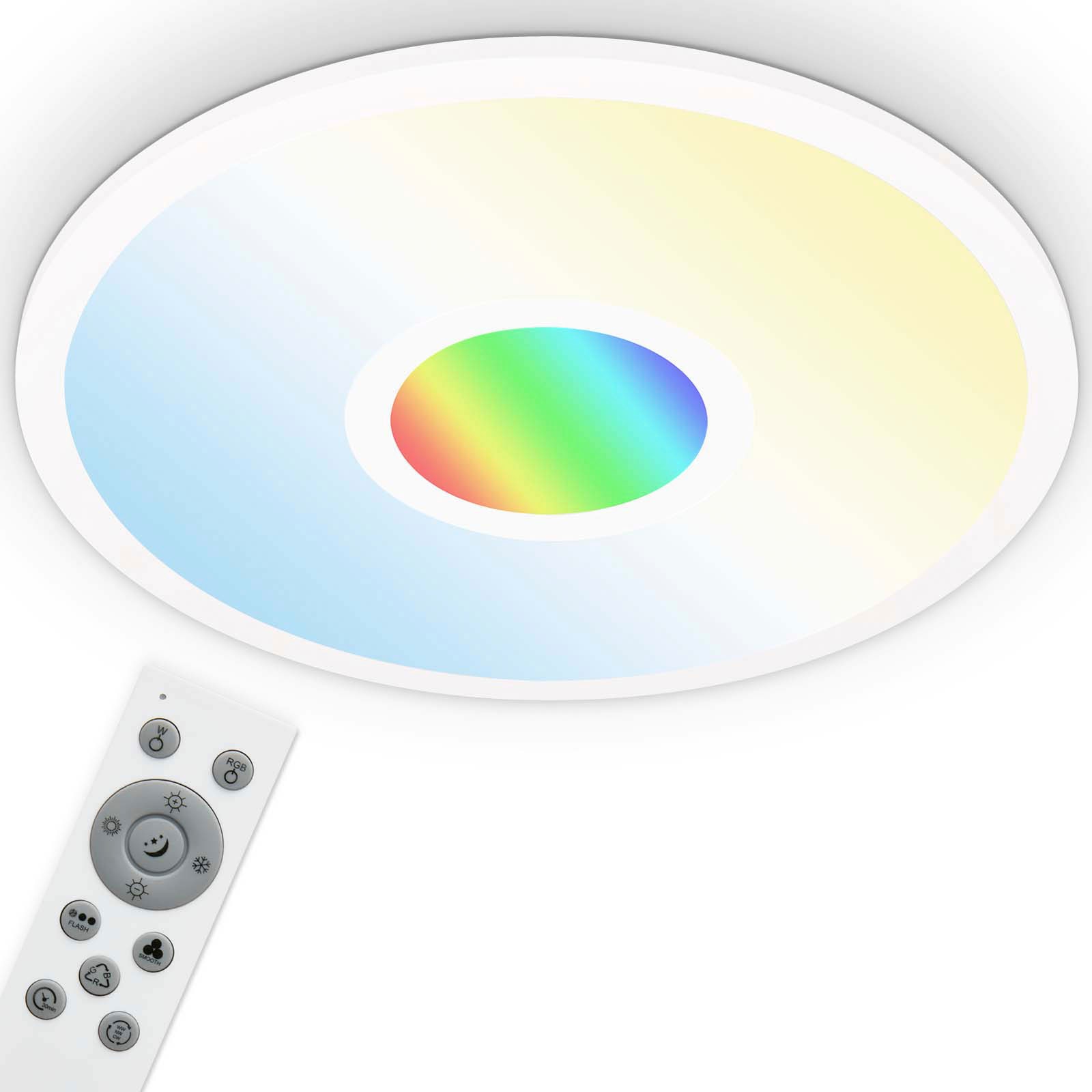 Telefunken LED Panel »319306TF CENTERLIGHT«, Leuchtmittel LED-Board | LED fest integriert, Deckenleuchte Panel CCT RGB Beleuchtung Centerlight 22W 2200lm Ø 45cm