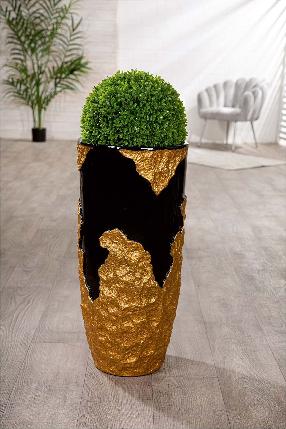 GILDE Übertopf »Übertopf XXL rund Famosa« nicht wasserdicht