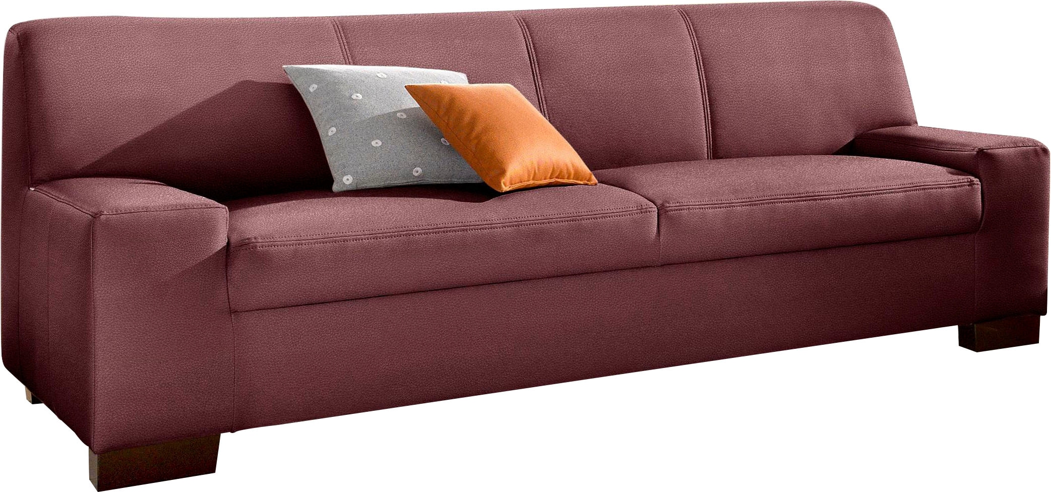 DOMO collection 2-Sitzer »Norma Top, elegant und modern, flache Armlehnen, komfortabel,«