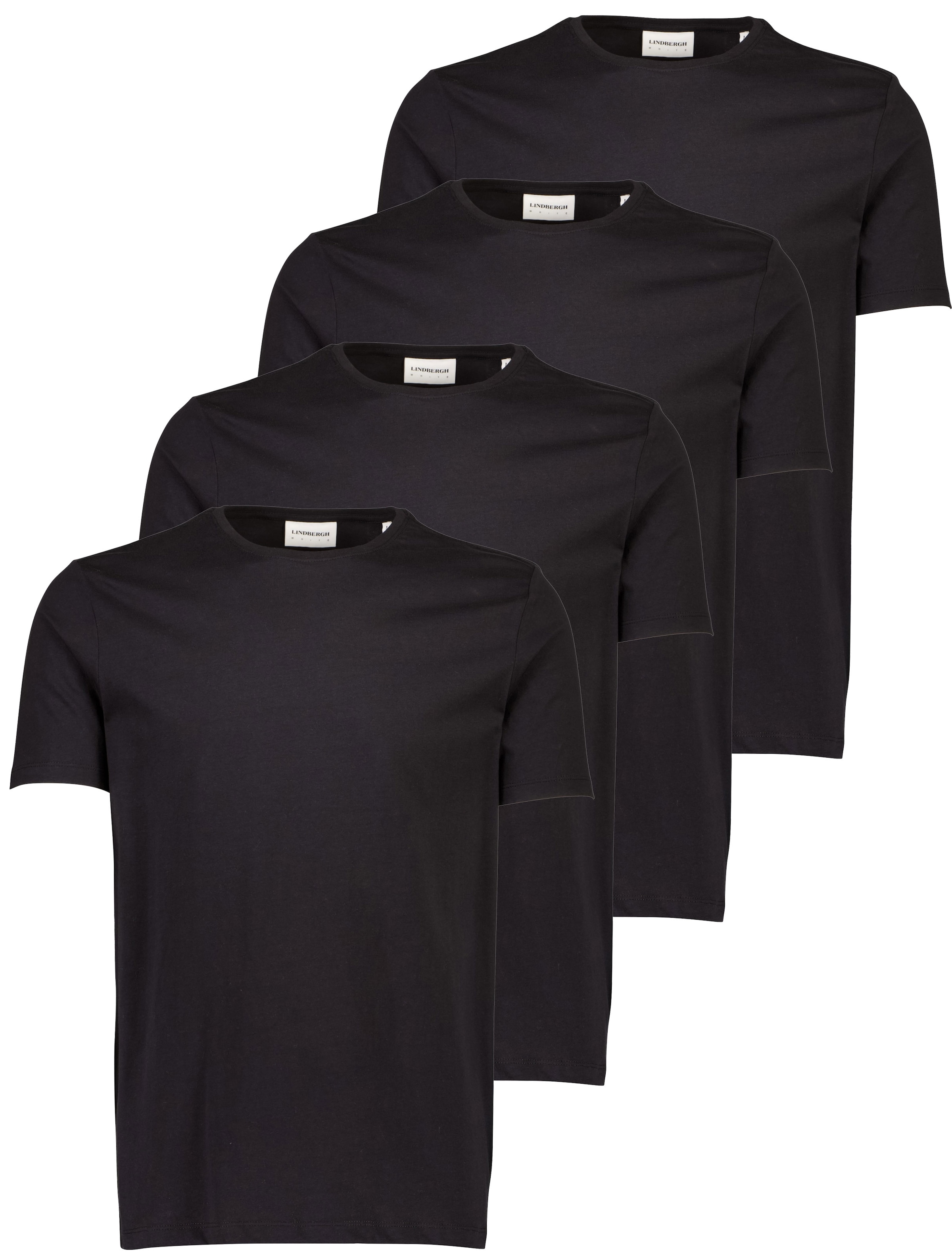 T-Shirt, (4 tlg.), mit Rundhalsausschnitt im 4-er Pack