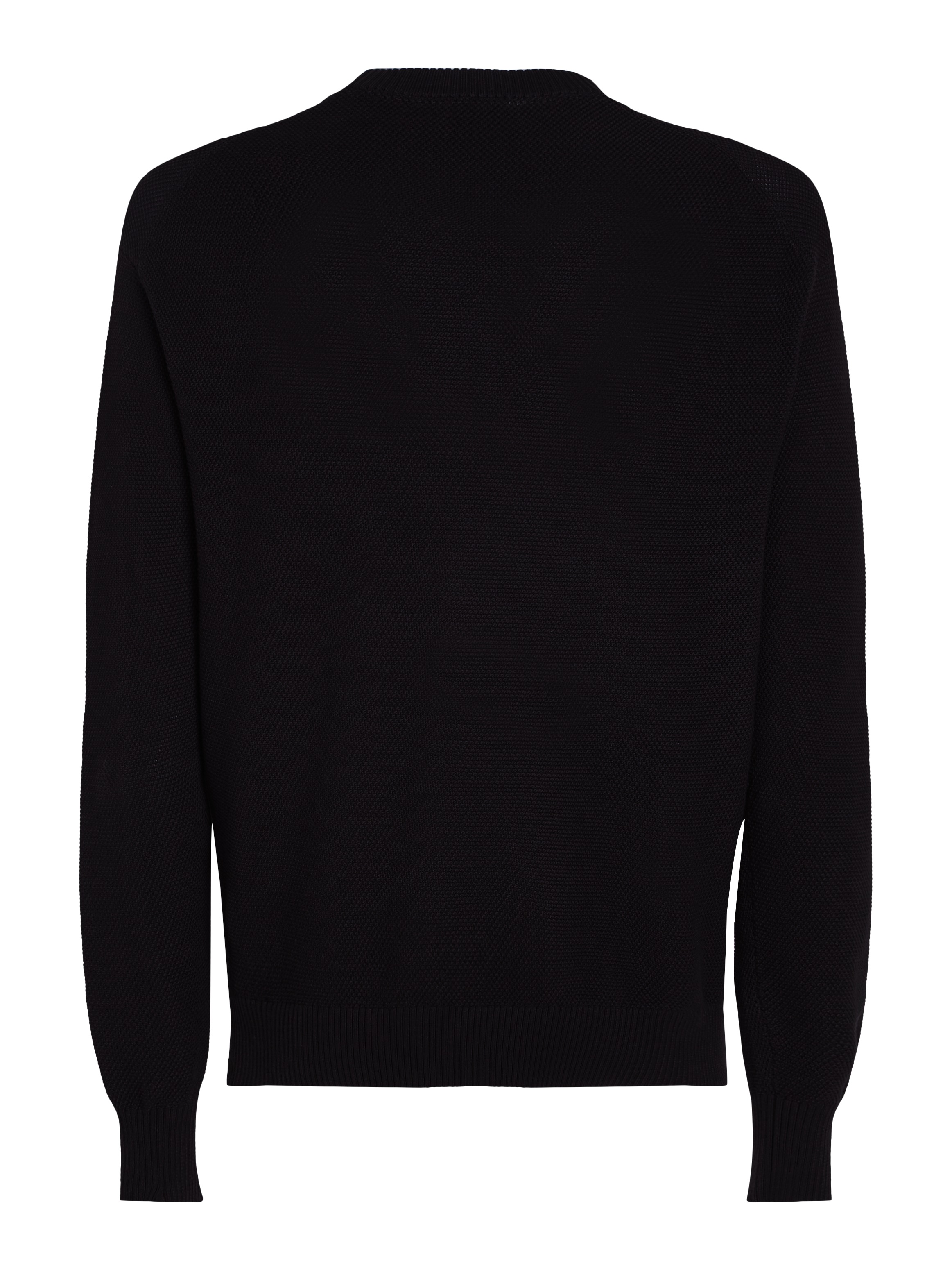 Calvin Klein Jeans Rundhalspullover »CASUAL TEXTURE SWEATER«, Logostickerei, Rundhals