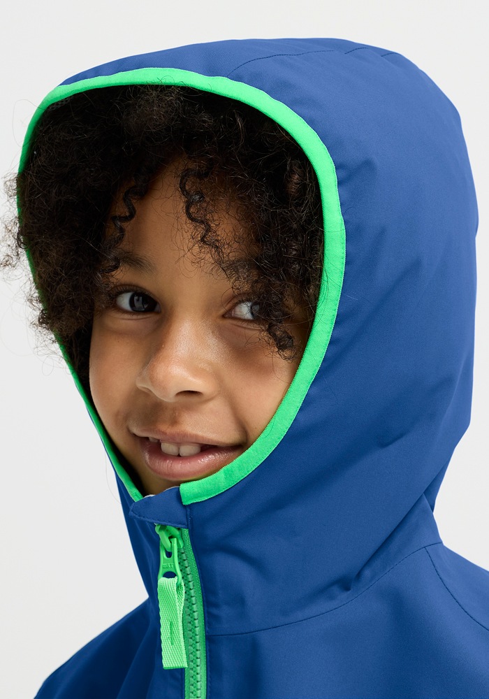 Jack Wolfskin Outdoorjacke »ADVENTURETRIBE 2L JKT K« mit Kapuze