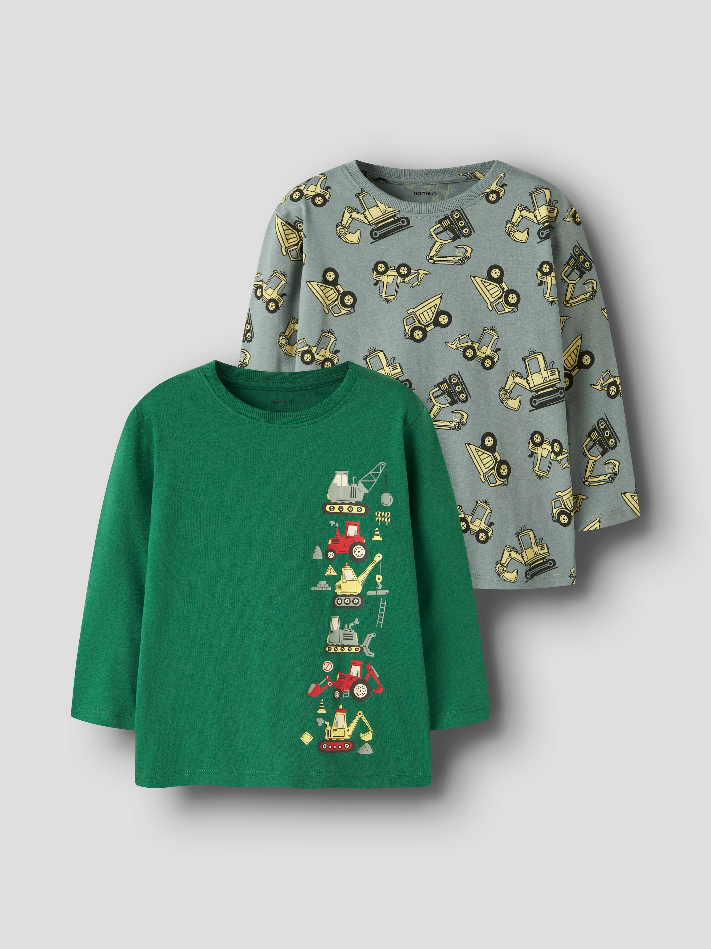 Name It Langarmshirt »NMMVELDO 2P LS NREG TOP« Packung, 2 Baumwolle, regular fit