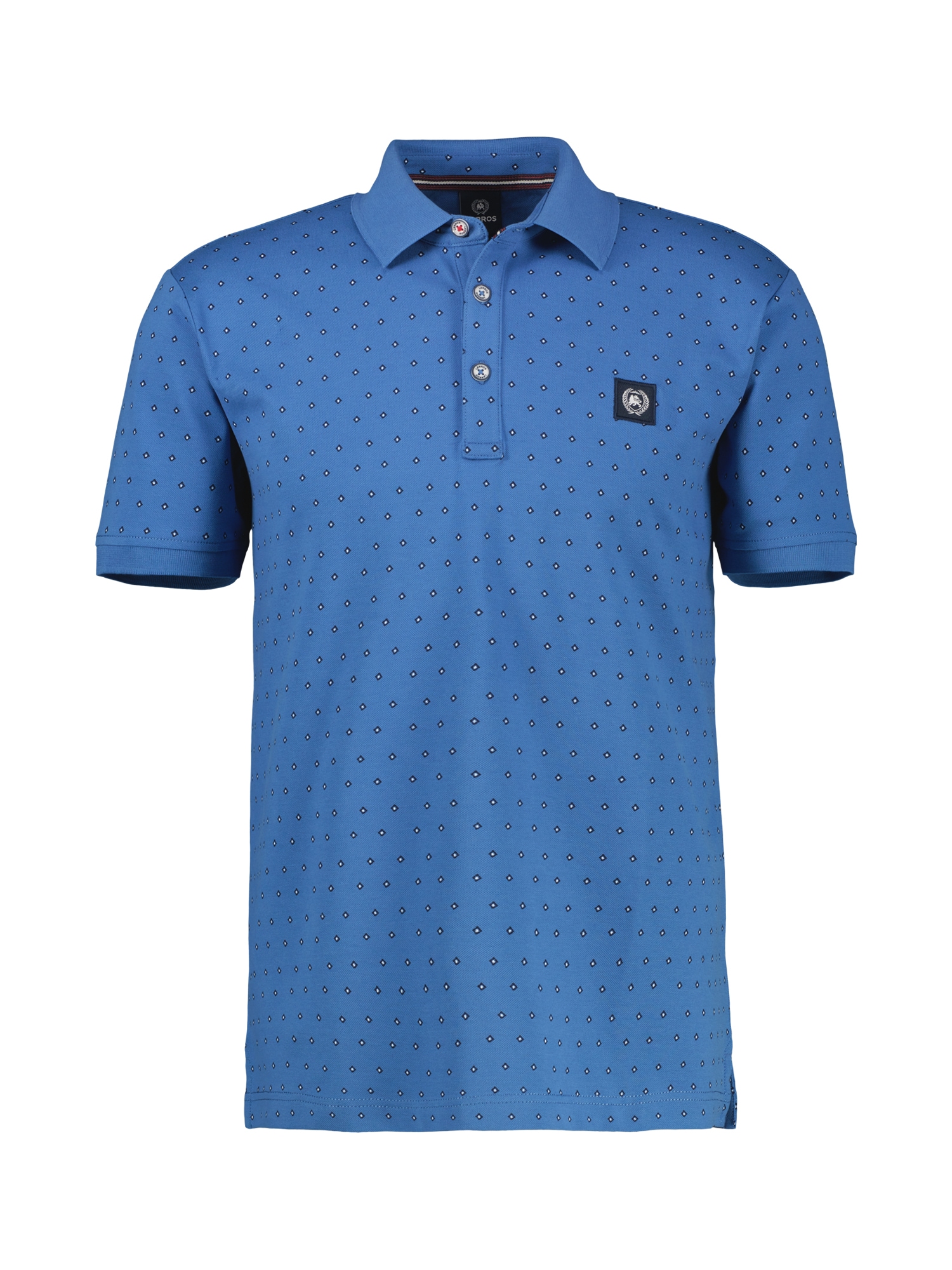 LERROS Poloshirt »LERROS Herren Poloshirt mit Minimalprint«