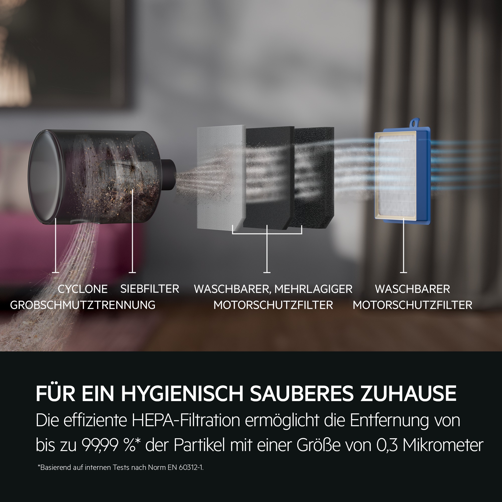 AEG Bodenstaubsauger »AL61C2SW« 700 W beutellos Kraftvolle Reinigung: AUTO‑Bodendüse für Hartböden, Teppiche & Laminat