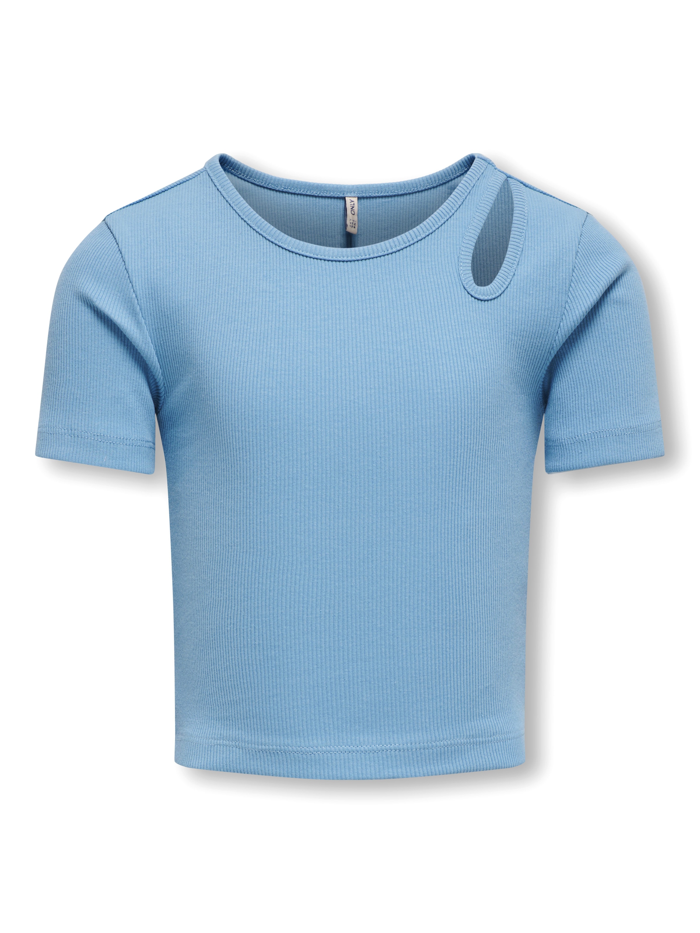 KIDS ONLY Kurzarmshirt »KOGNESSA S/S CUT OUT TOP BOX JRS NOOS« mit tollem cut-out an der linken Schulter