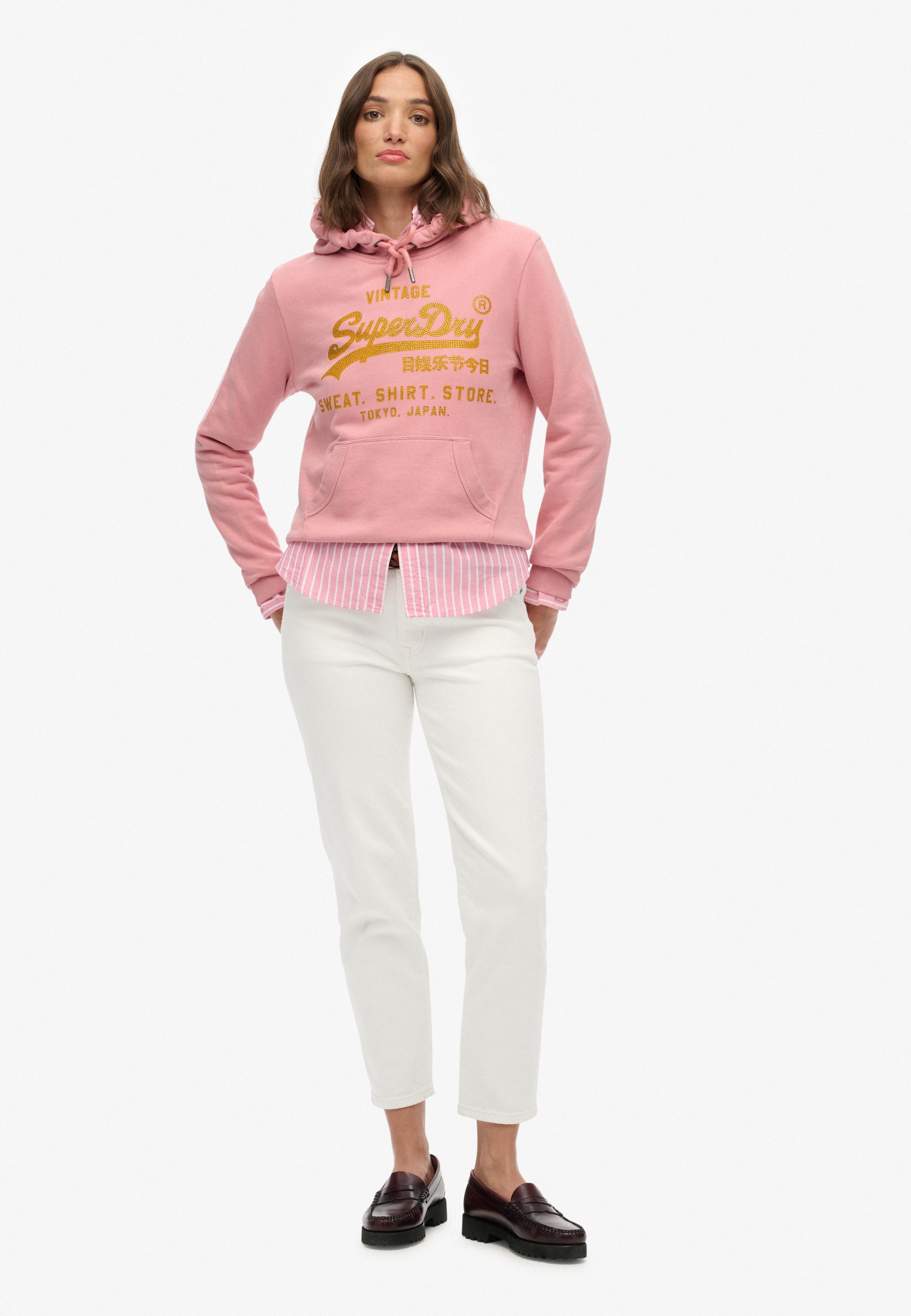 Superdry Kapuzensweatshirt »EMBELLISHED VL RELAXED HOOD«