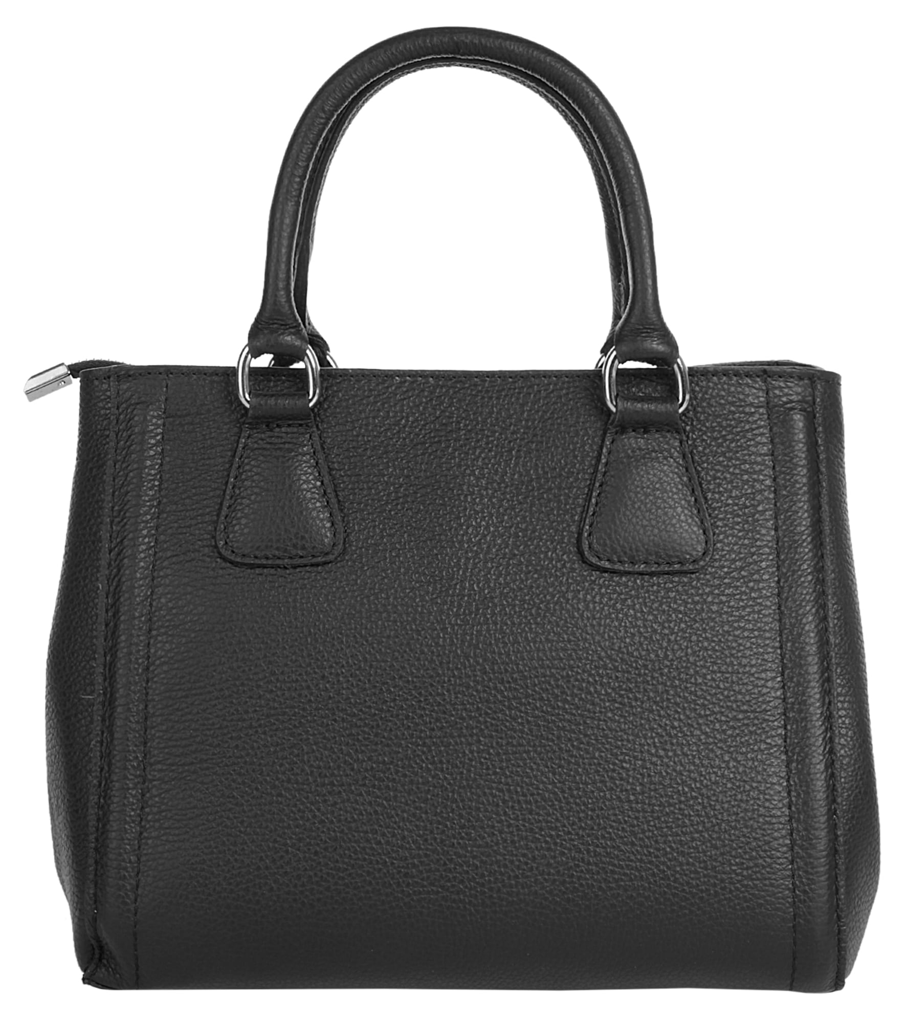 Cluty Henkeltasche »CLUTY Damen Handtasche SOLCUORE echt Leder, Made in Italy« echt Leder, Made in Italy