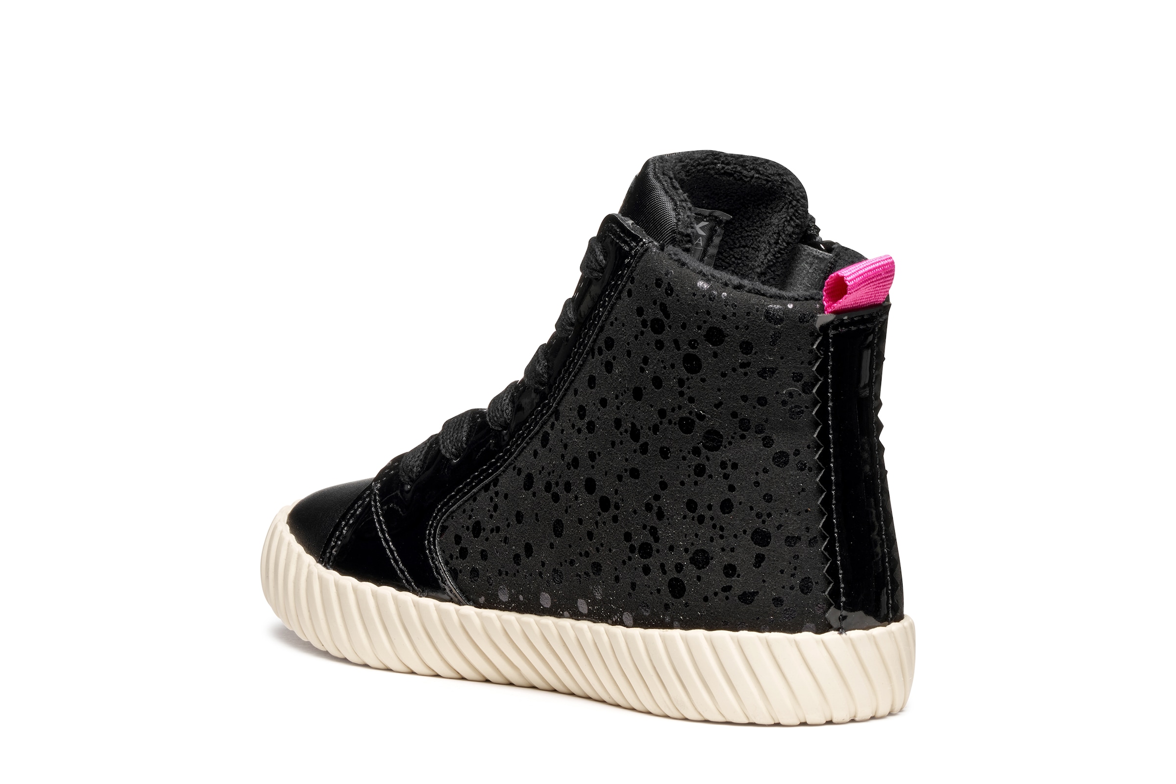 Geox Sneaker »J MIRROLESS GIRL«  Schnürboots mit Warmfutter, Größenschablone zum Download