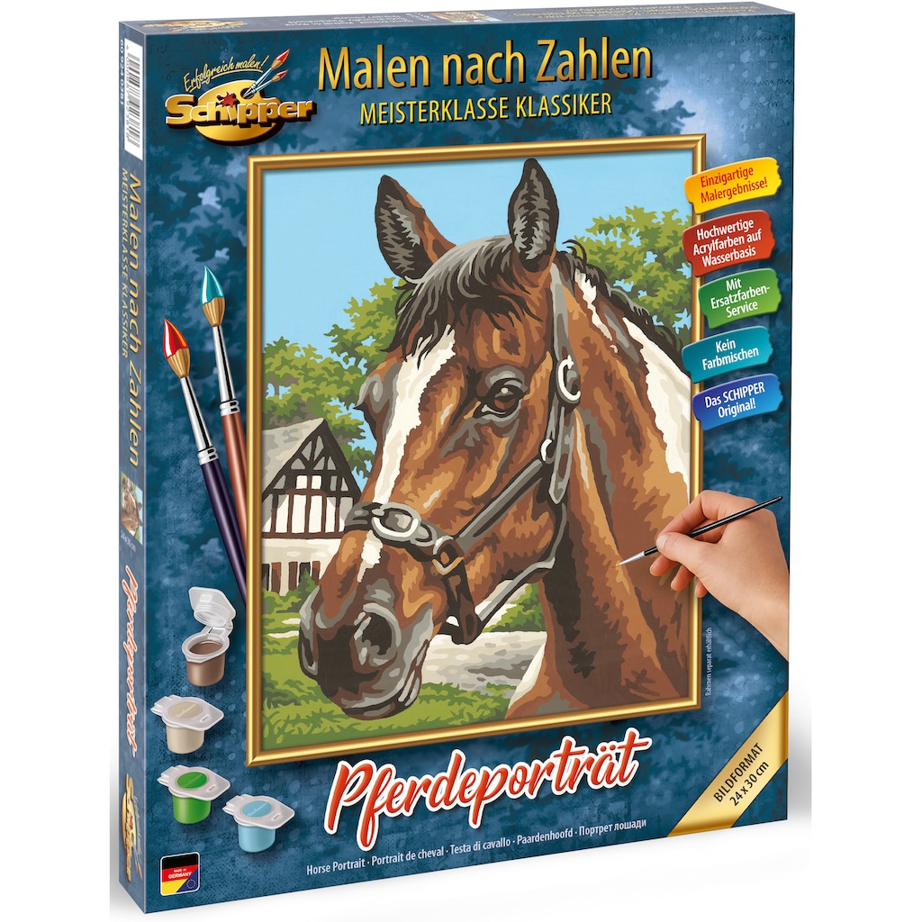 Schipper Malen nach Zahlen »Meisterklasse Klassiker - Pferdeportrait«